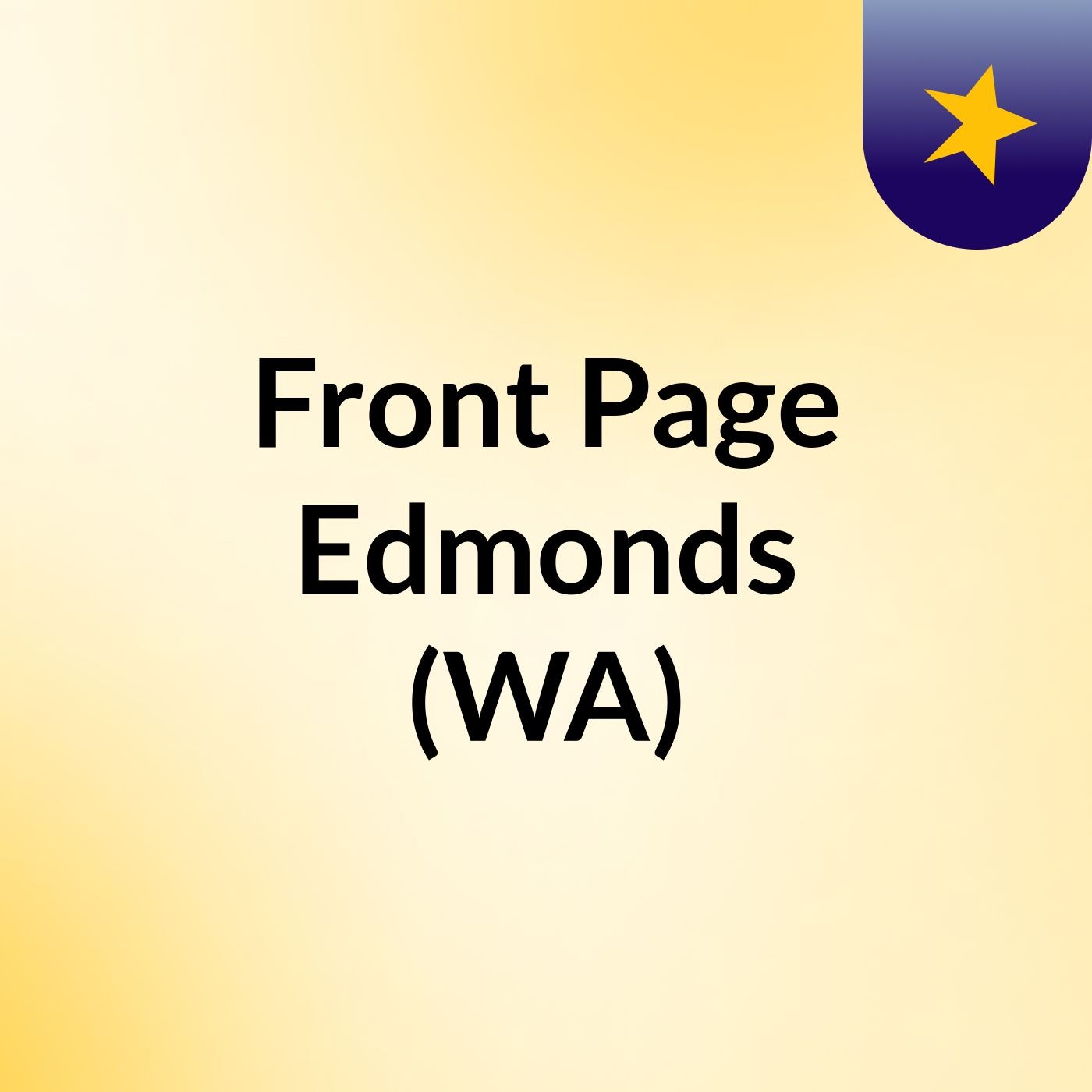Front Page Edmonds (WA) Front Page Edmonds (WA)