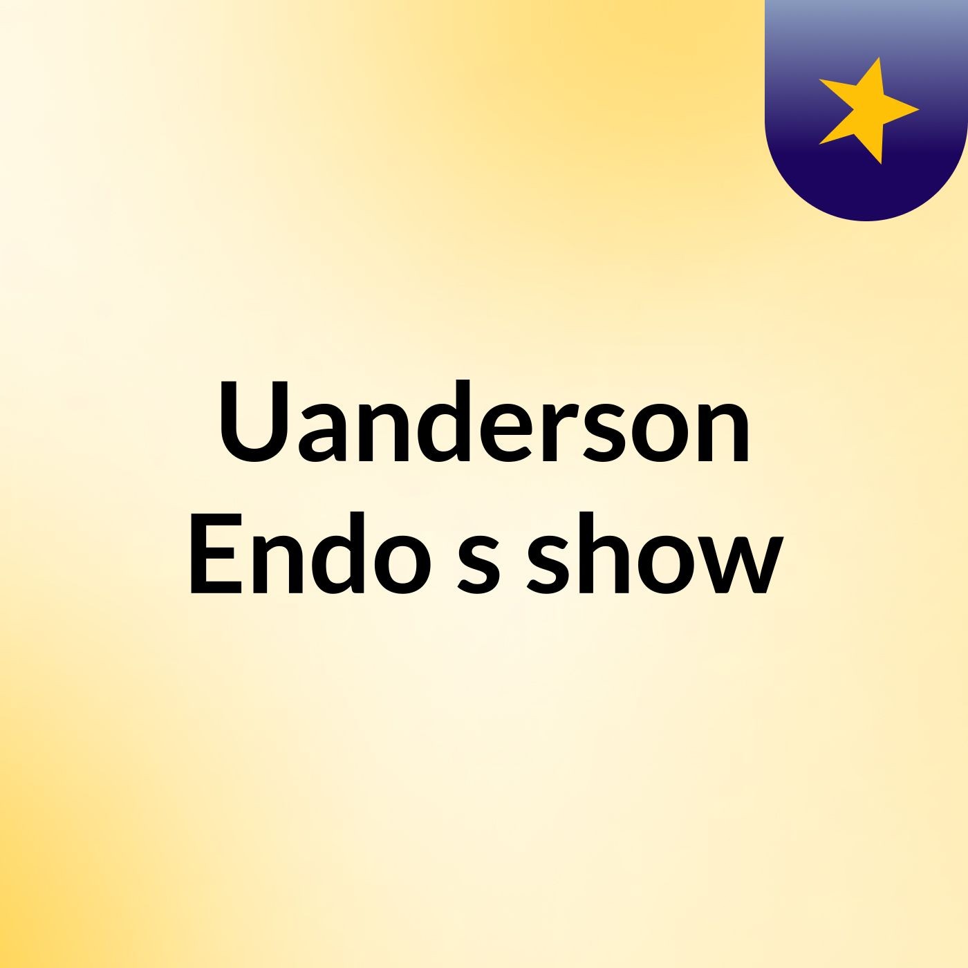 Uanderson Endo's show