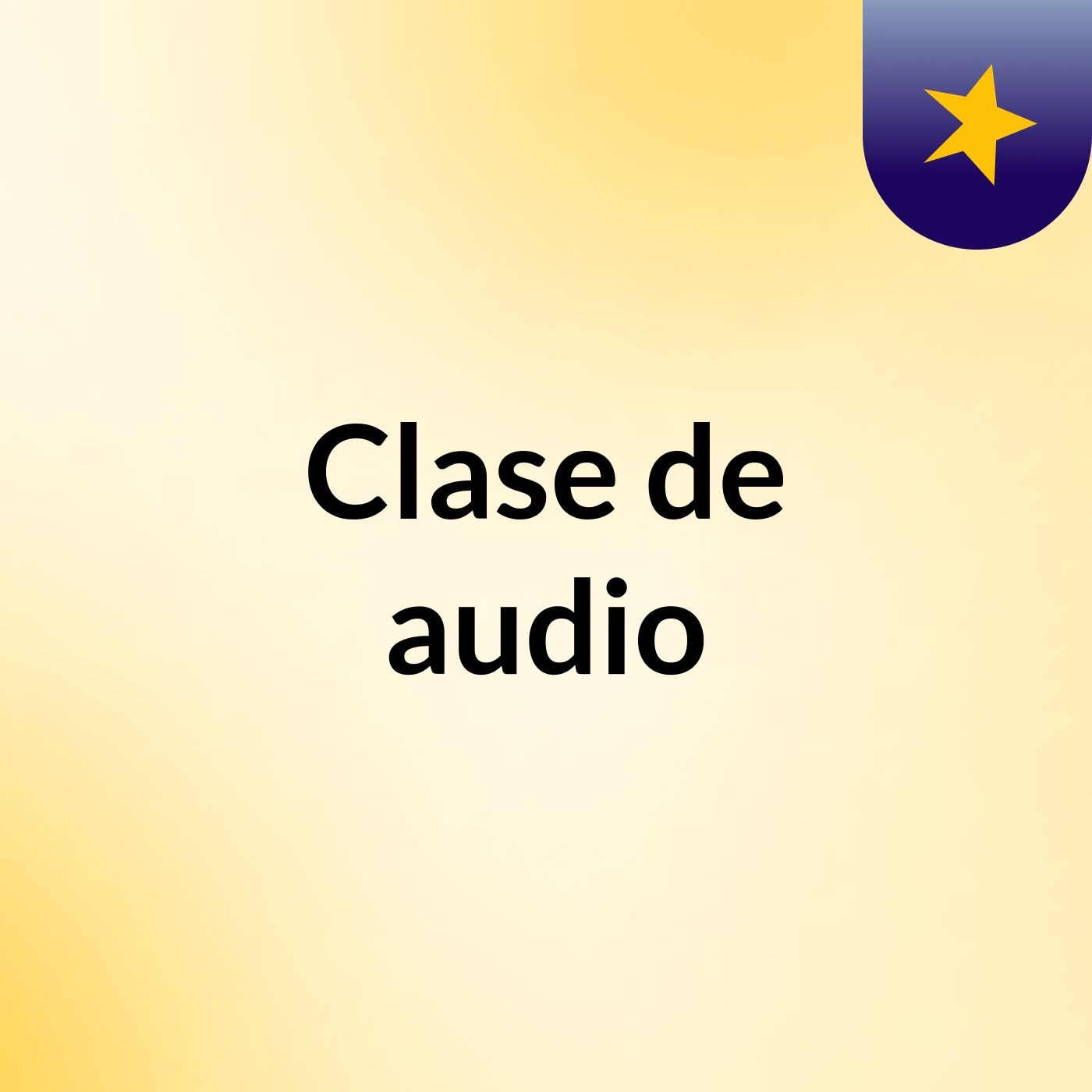 Clase de audio