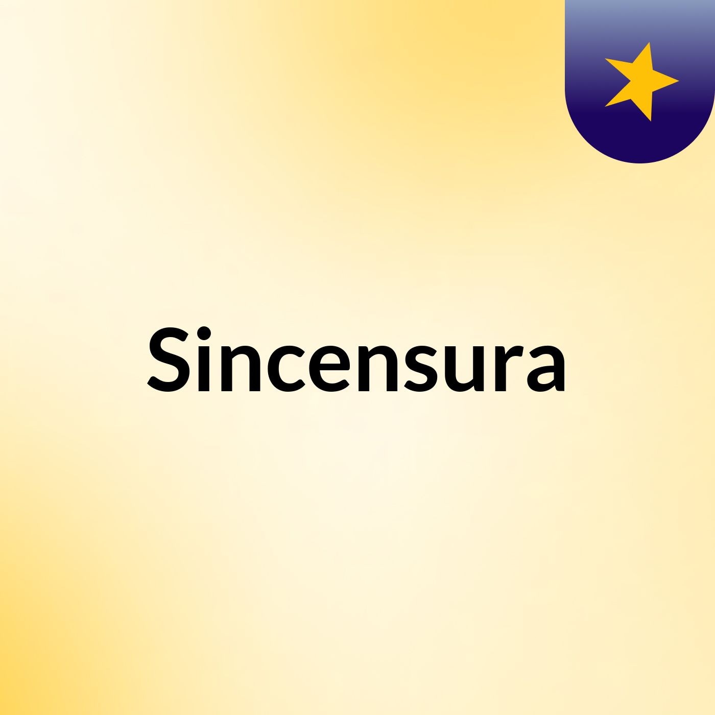 Sincensura
