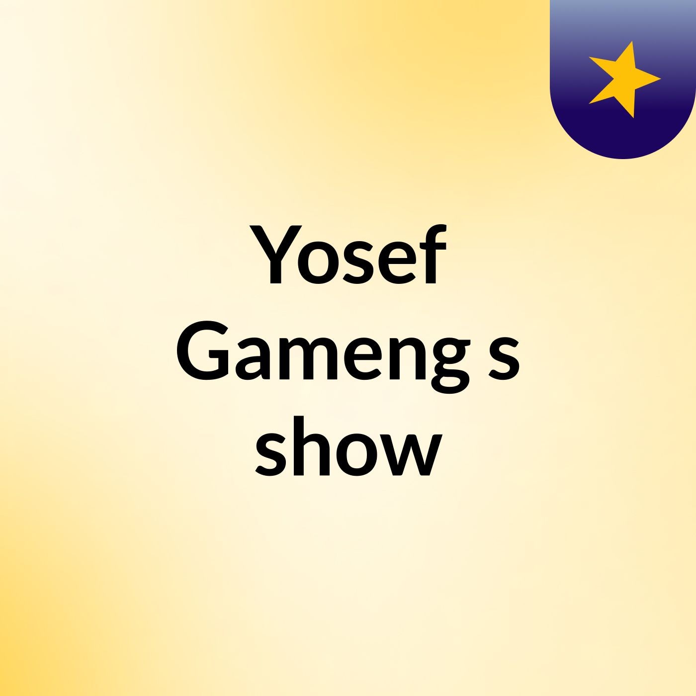Yosef Gameng's show