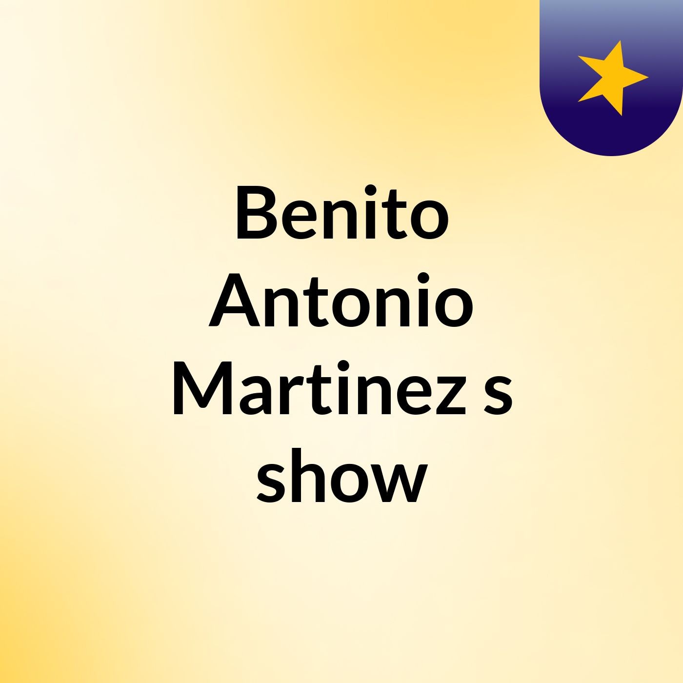 Benito Antonio Martinez's show