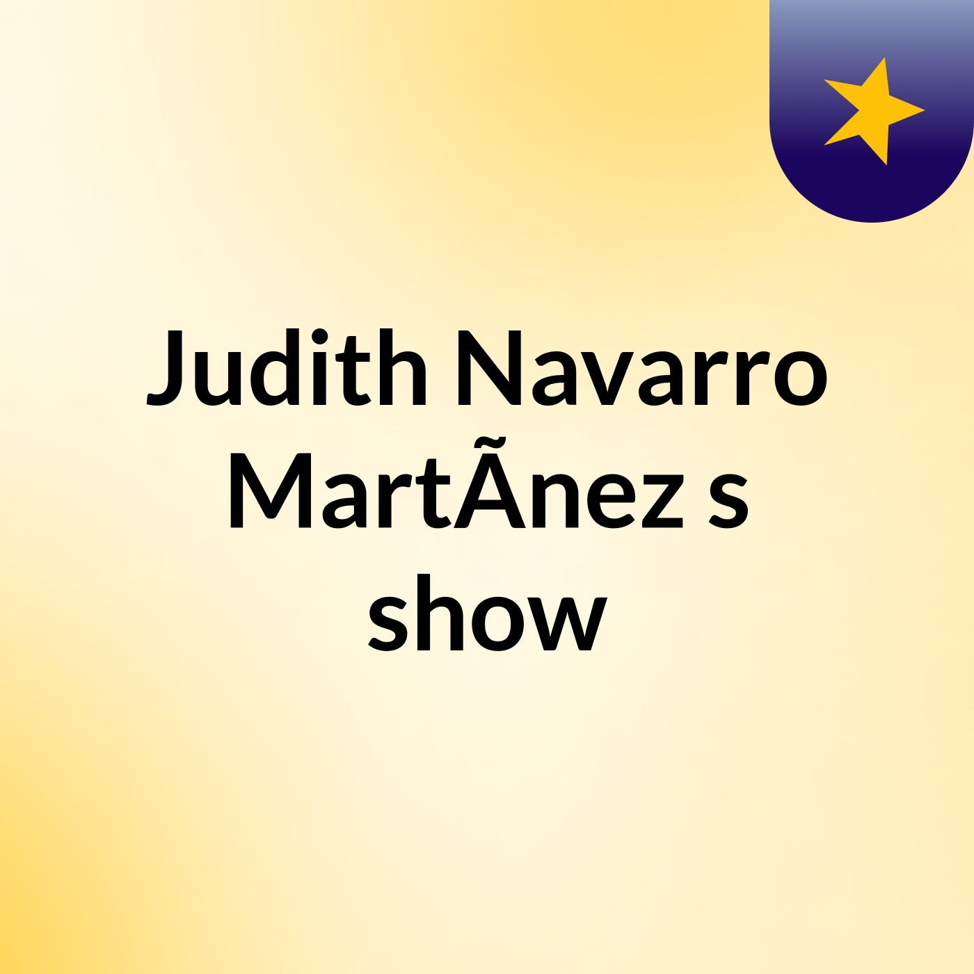 Judith Navarro MartÃ­nez's show