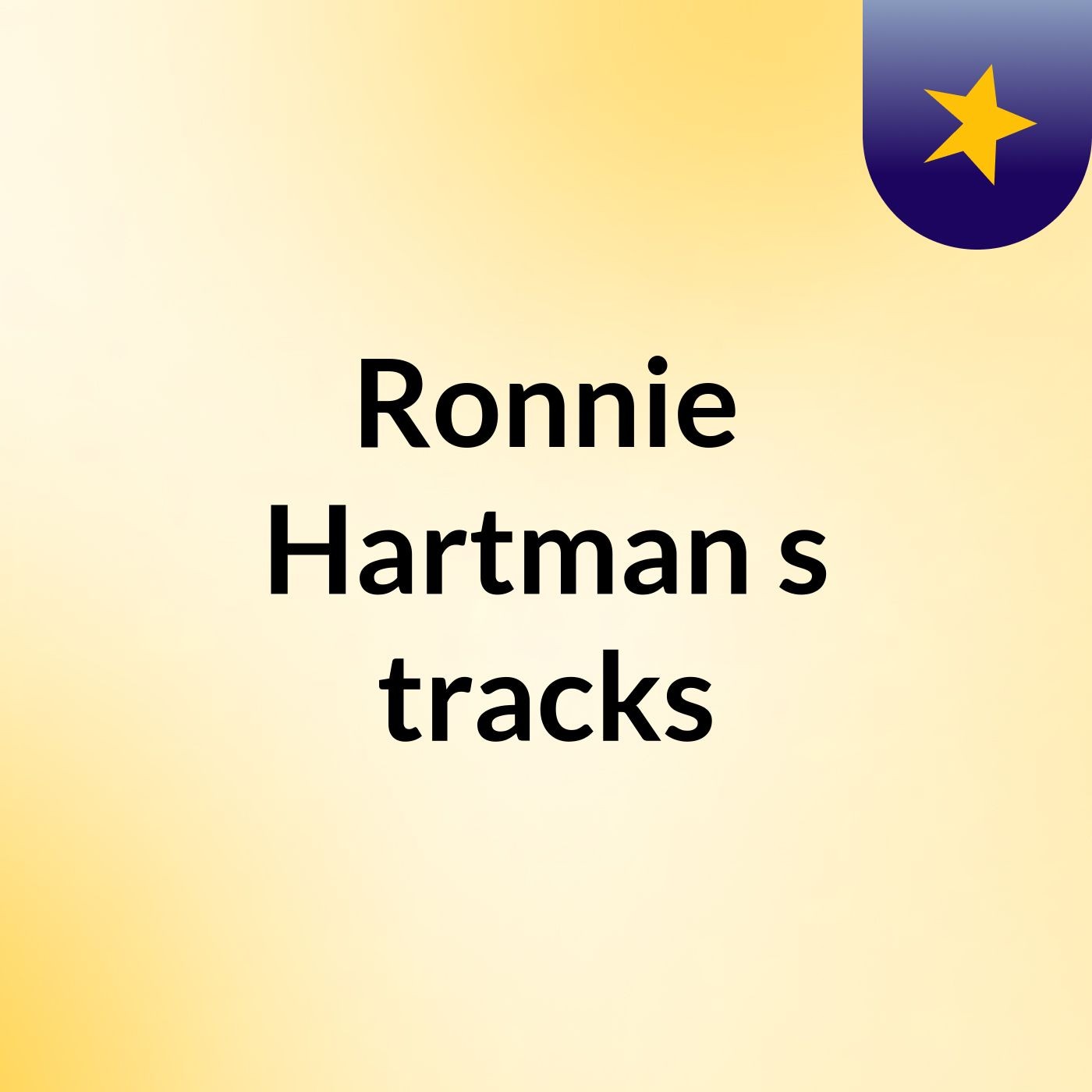 Ronnie Hartman's tracks
