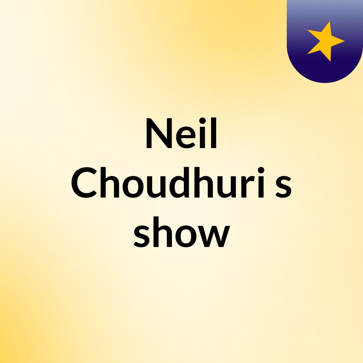 Neil Choudhuri's show