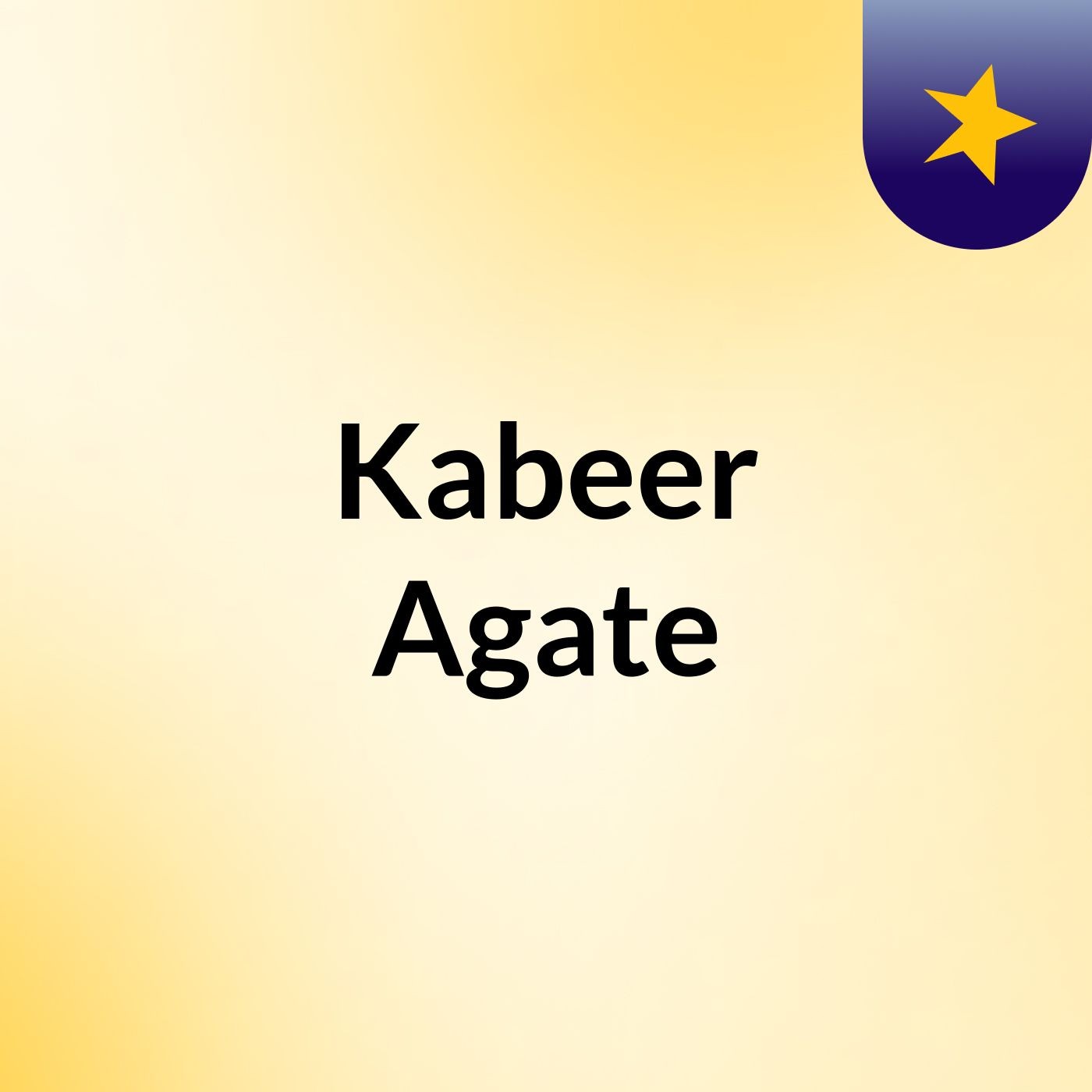 Kabeer Agate cover art