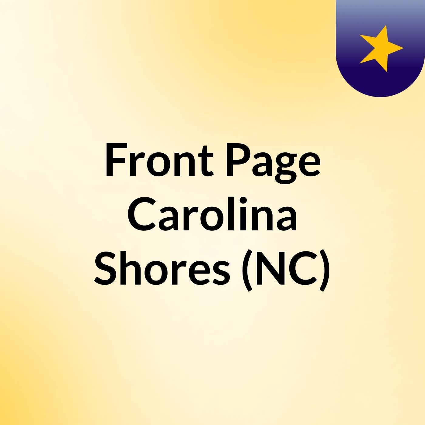 Front Page Carolina Shores (NC)