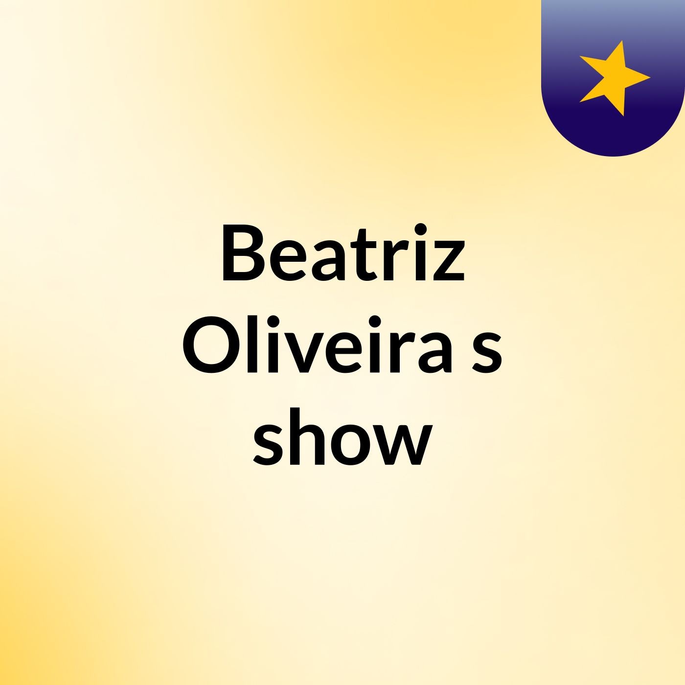 Beatriz Oliveira's show