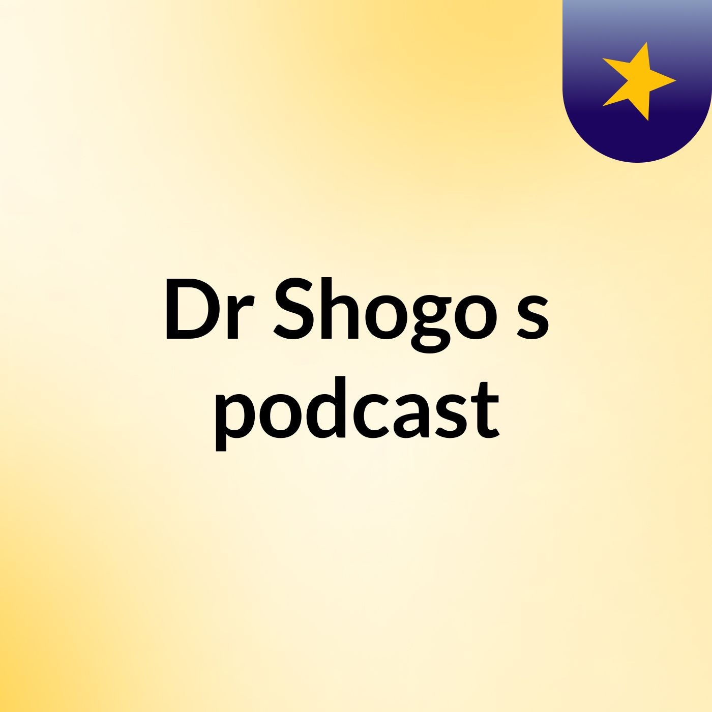 Dr Shogo's podcast