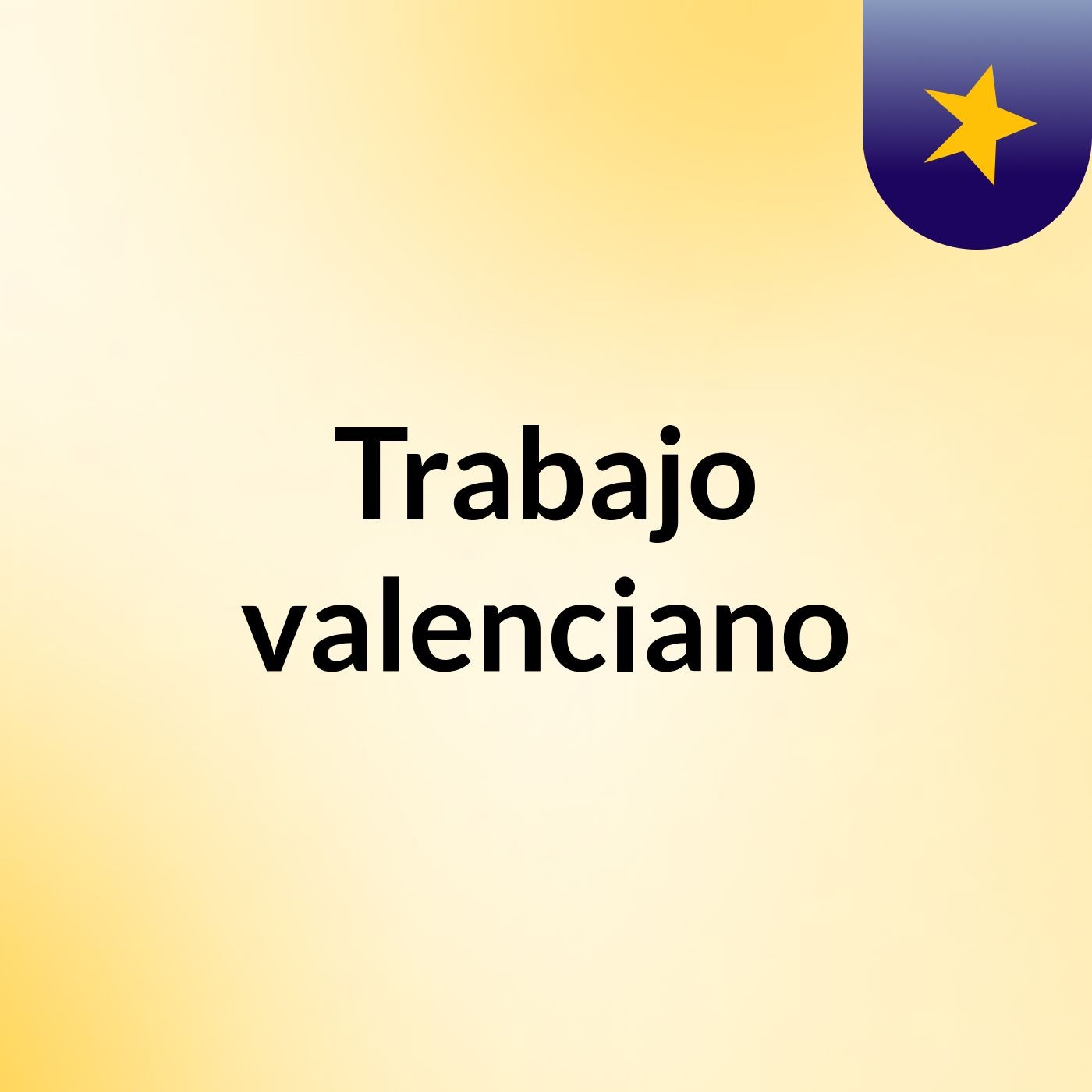 Trabajo valenciano