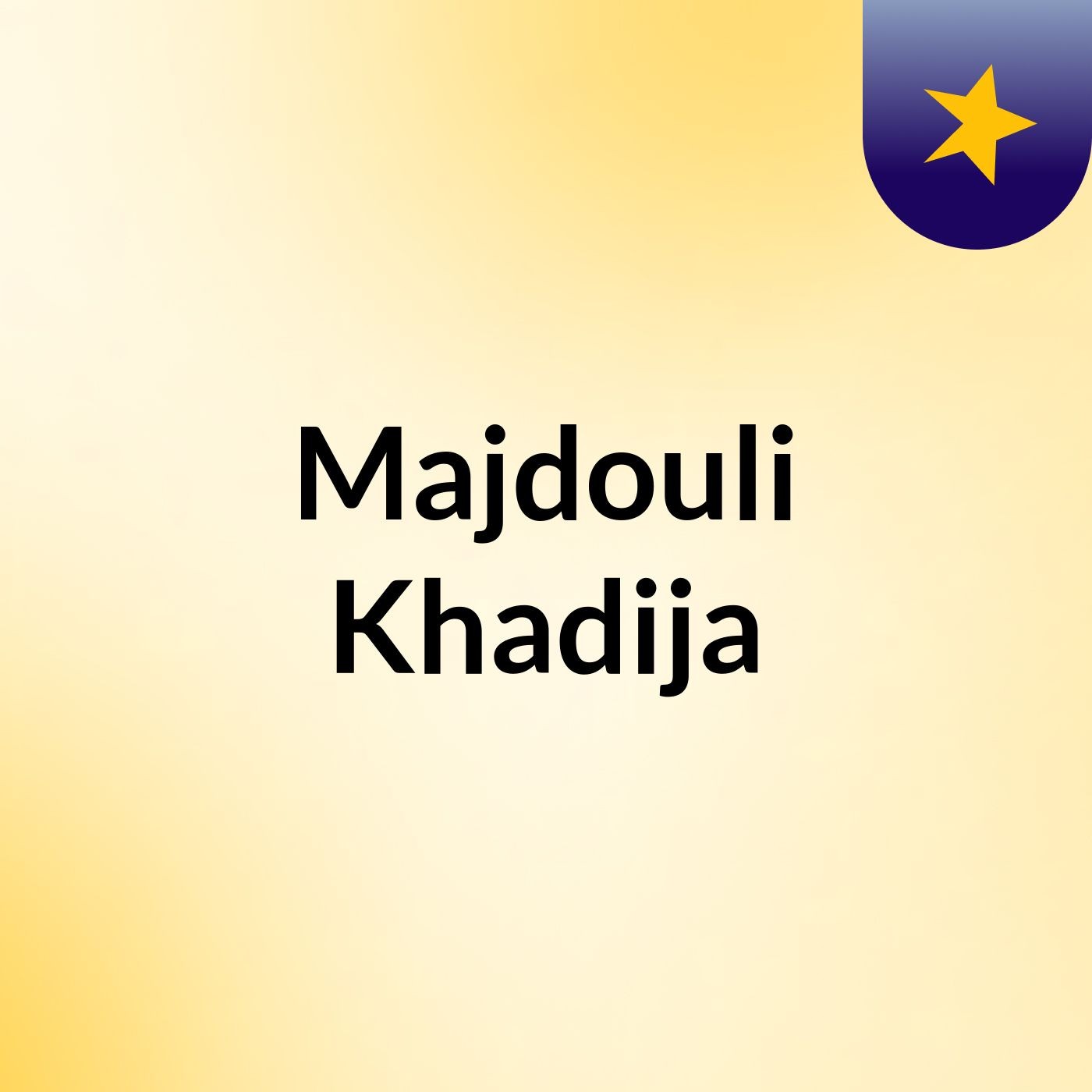Majdouli Khadija