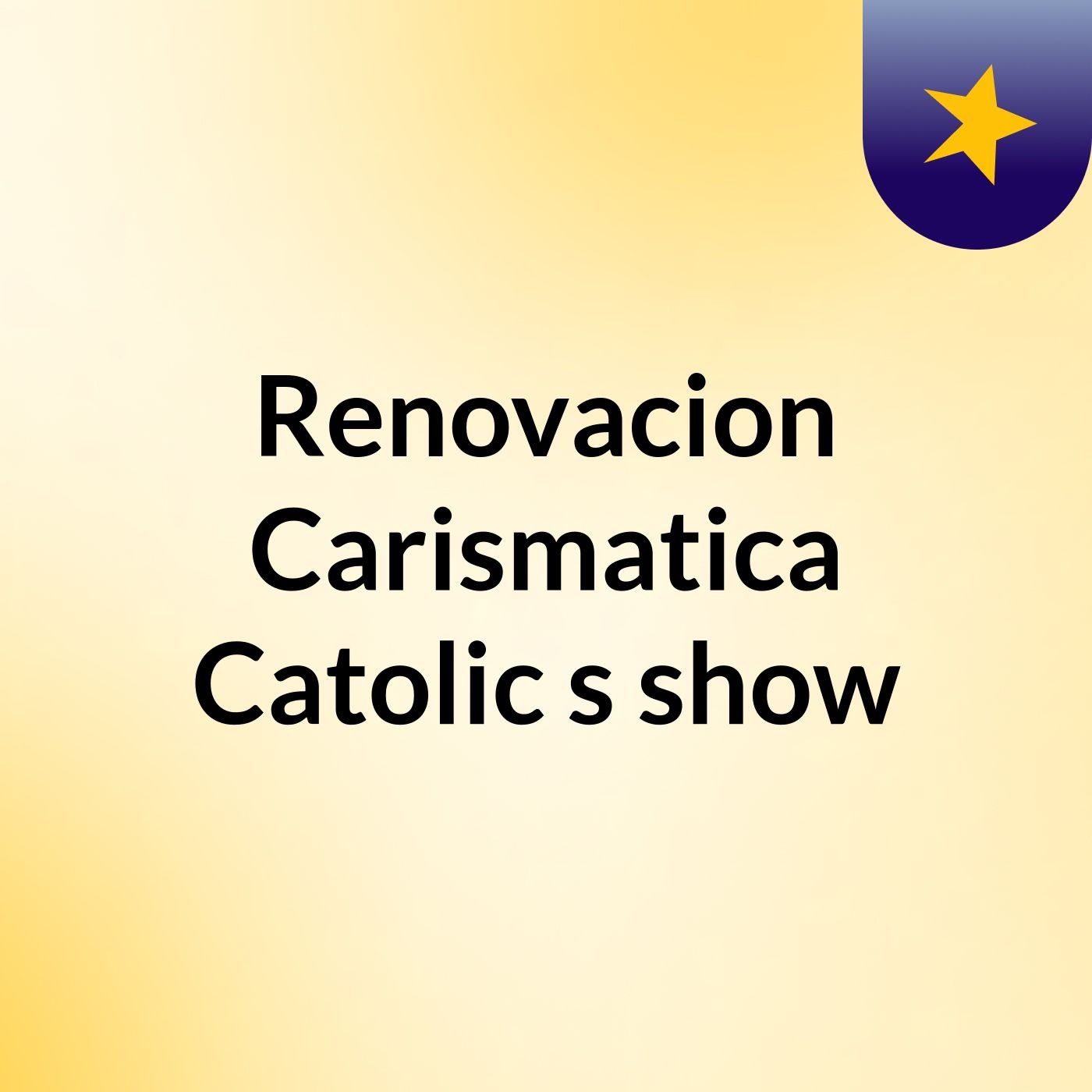 Renovacion Carismatica Catolic's show