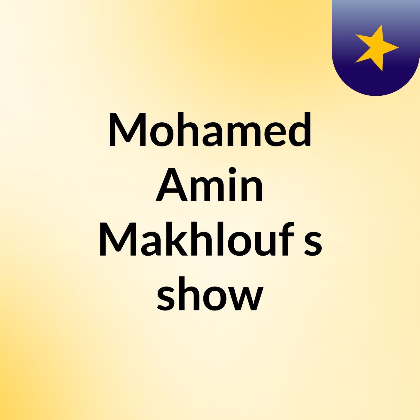 Mohamed Amin Makhlouf's show
