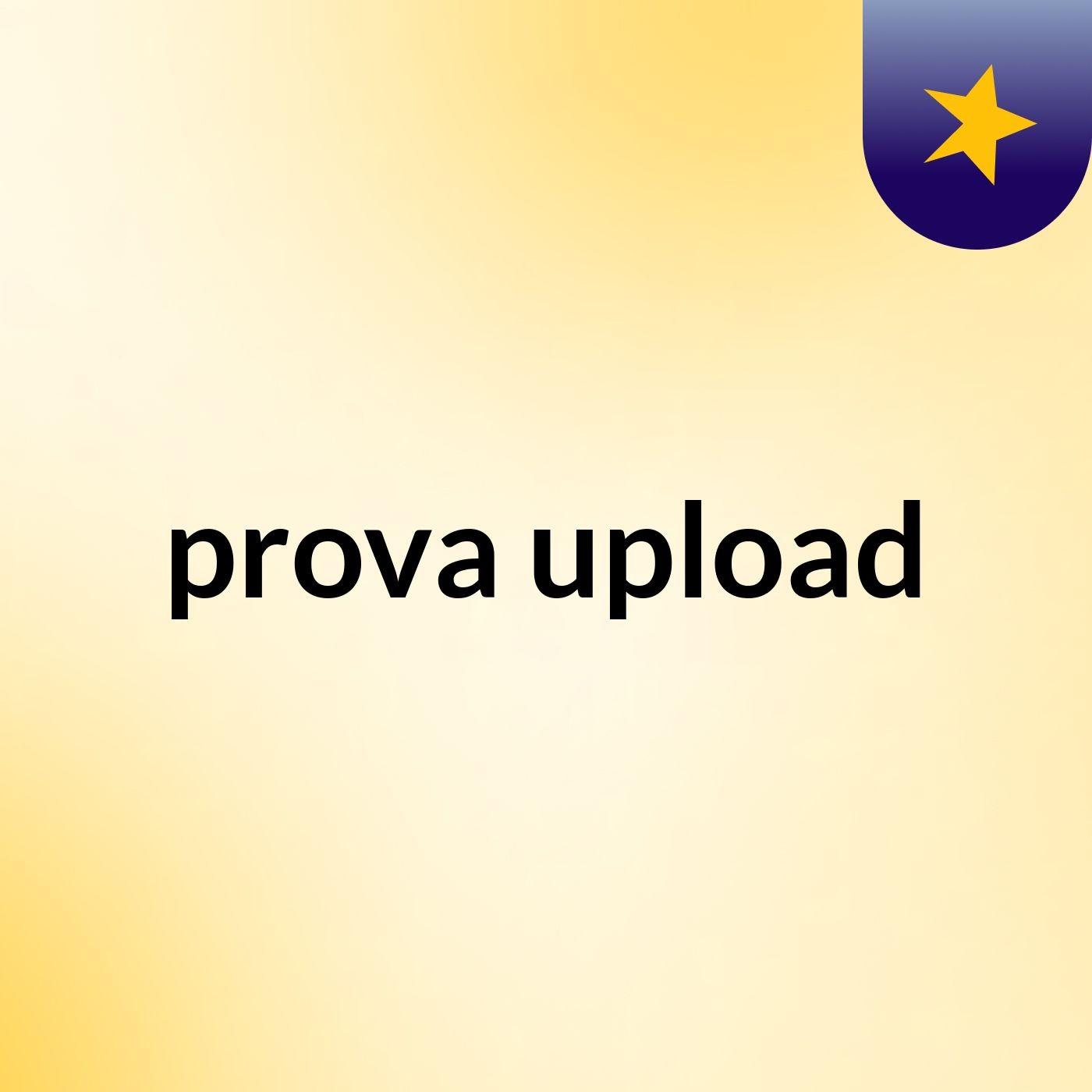 prova upload