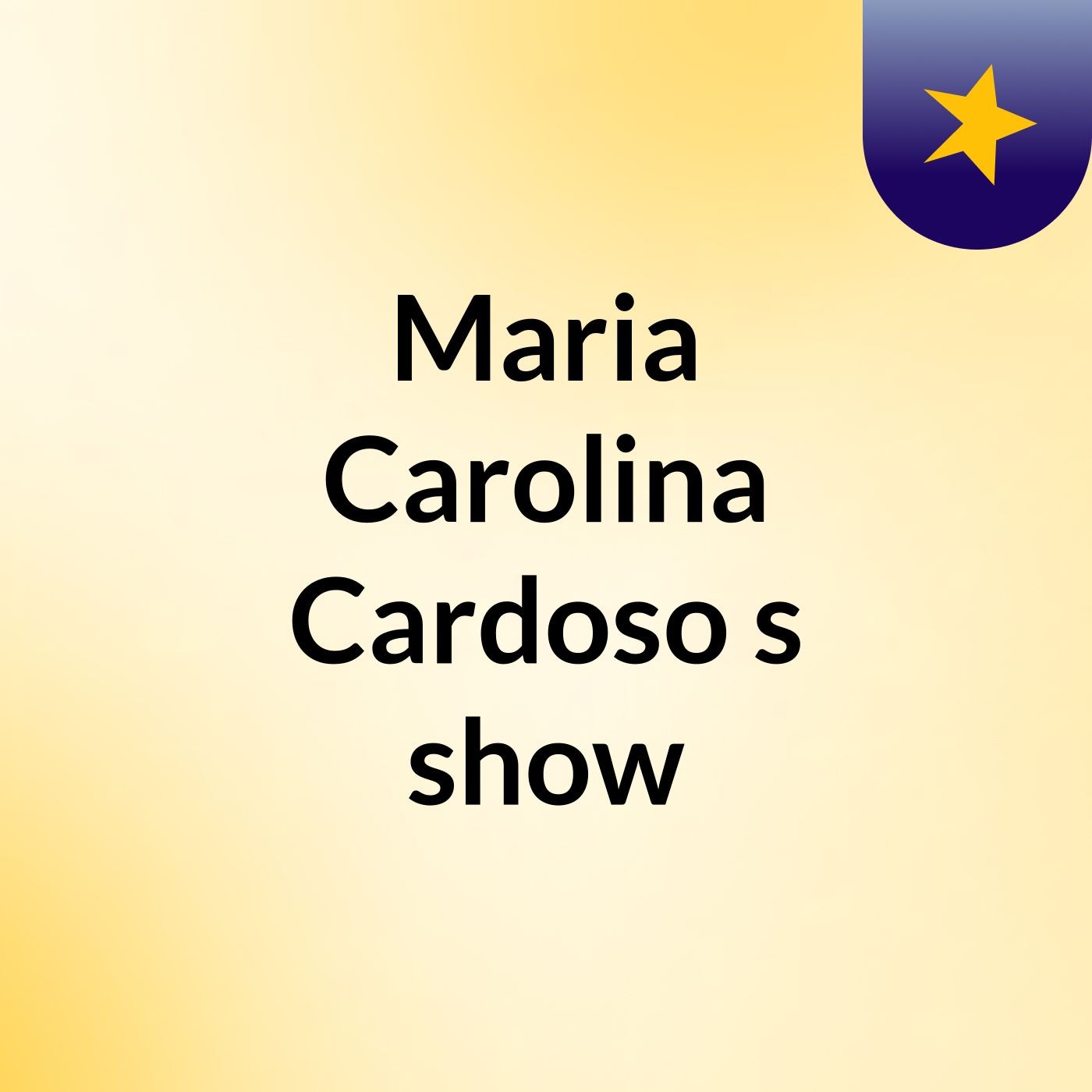Maria Carolina Cardoso's show