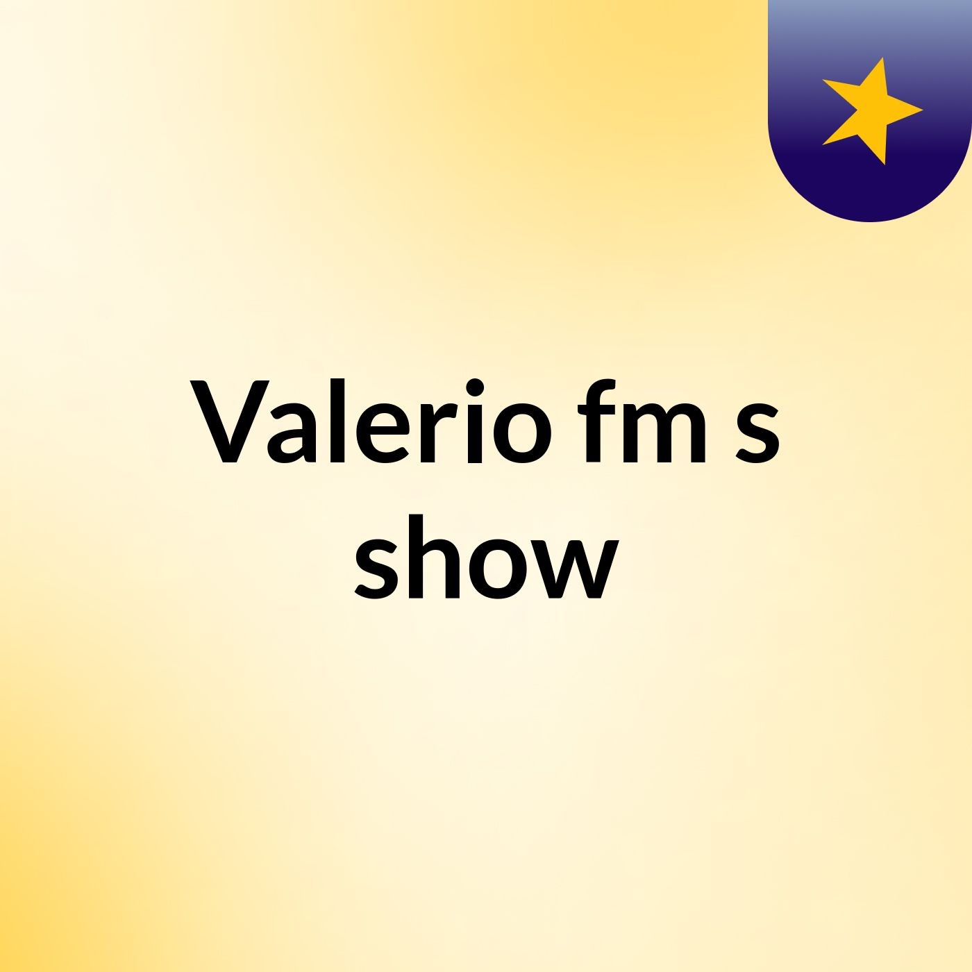 Valerio fm's show cover art