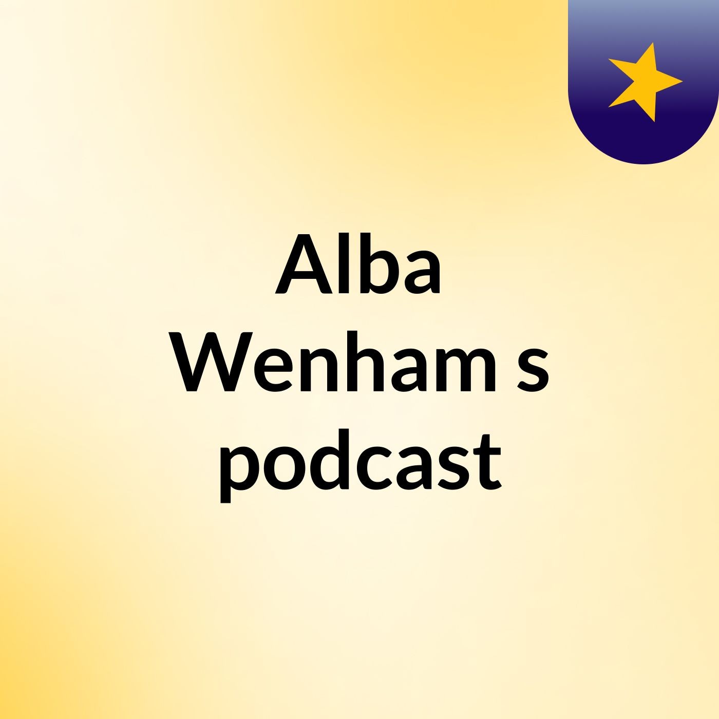 Alba Wenham's podcast podcast artwork