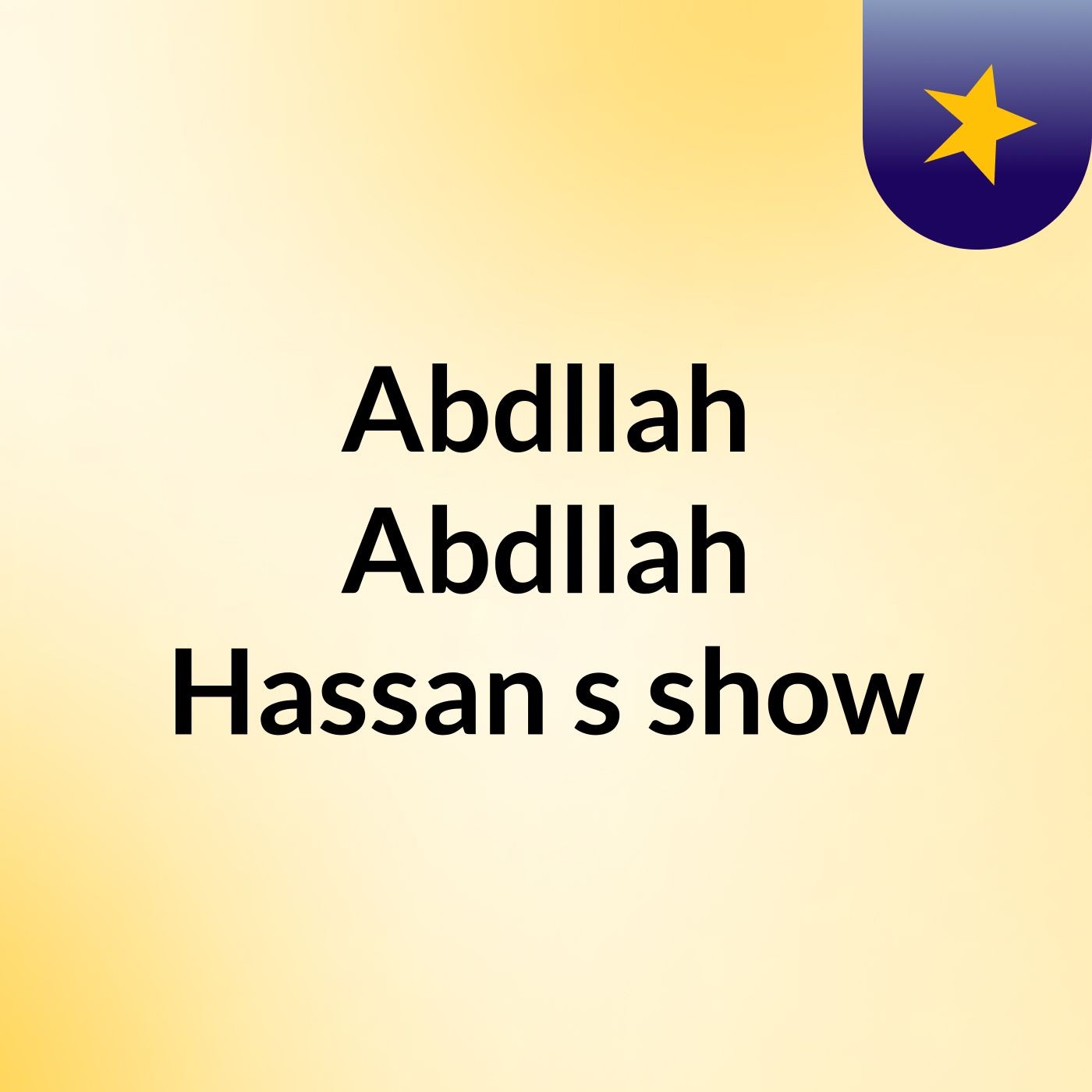 Abdllah Abdllah Hassan's show