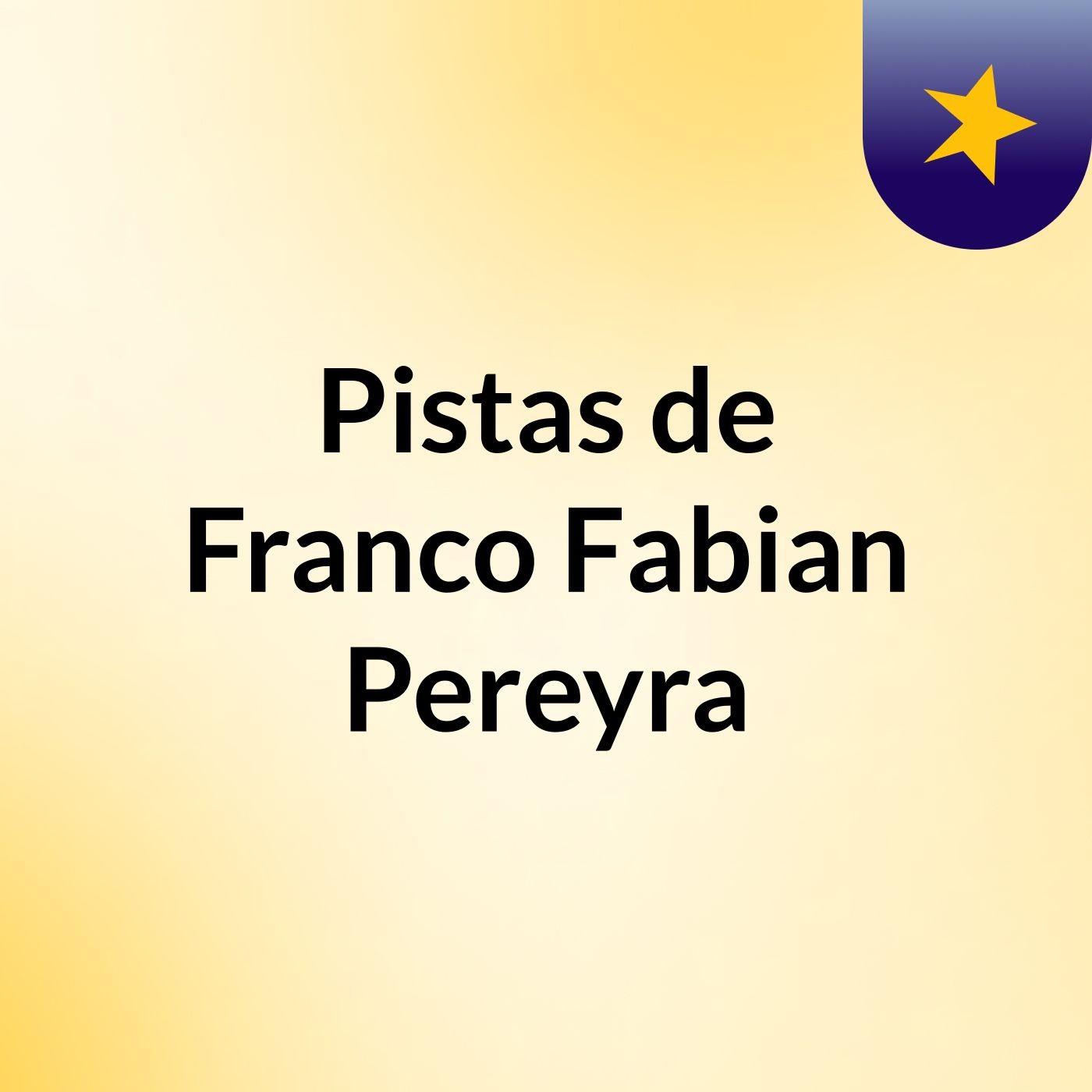 Pistas de Franco Fabian Pereyra
