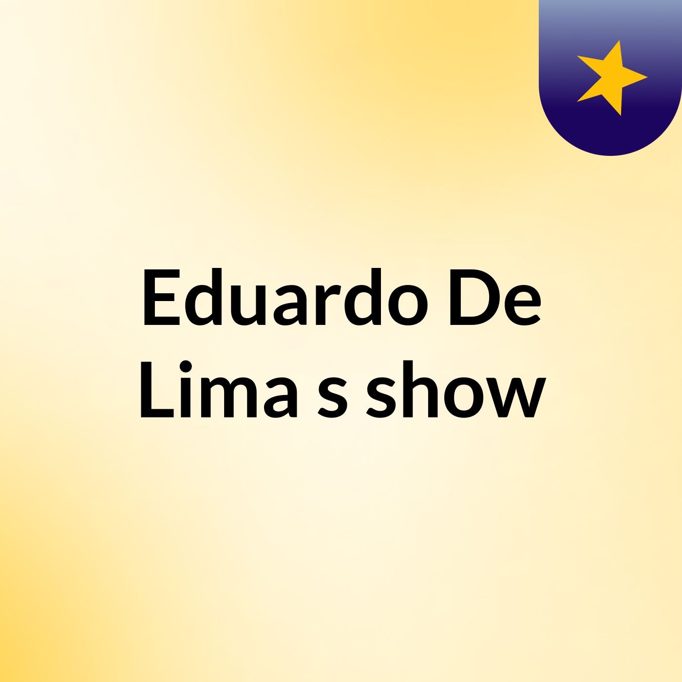 Eduardo De Lima's show