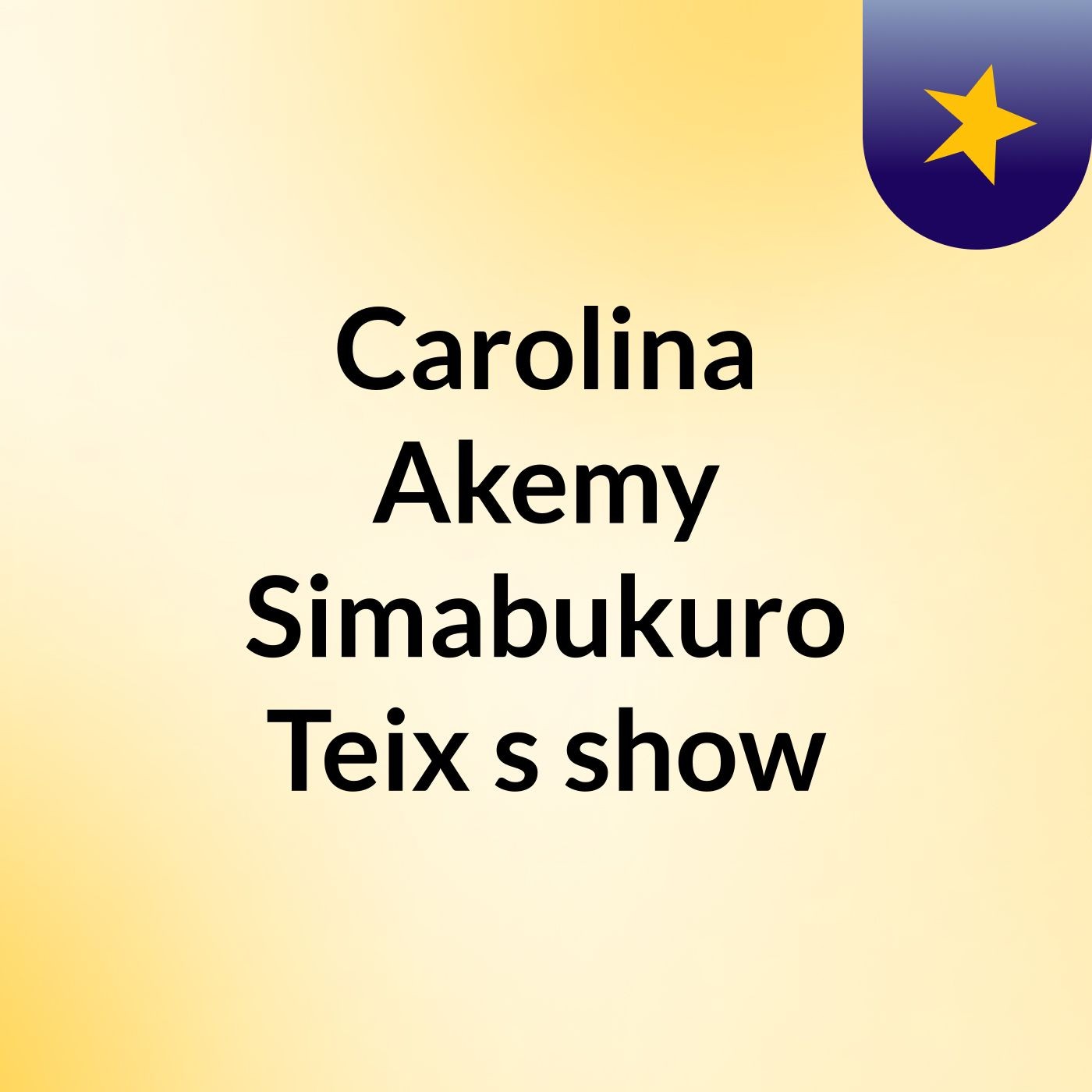 Carolina Akemy Simabukuro Teix's show