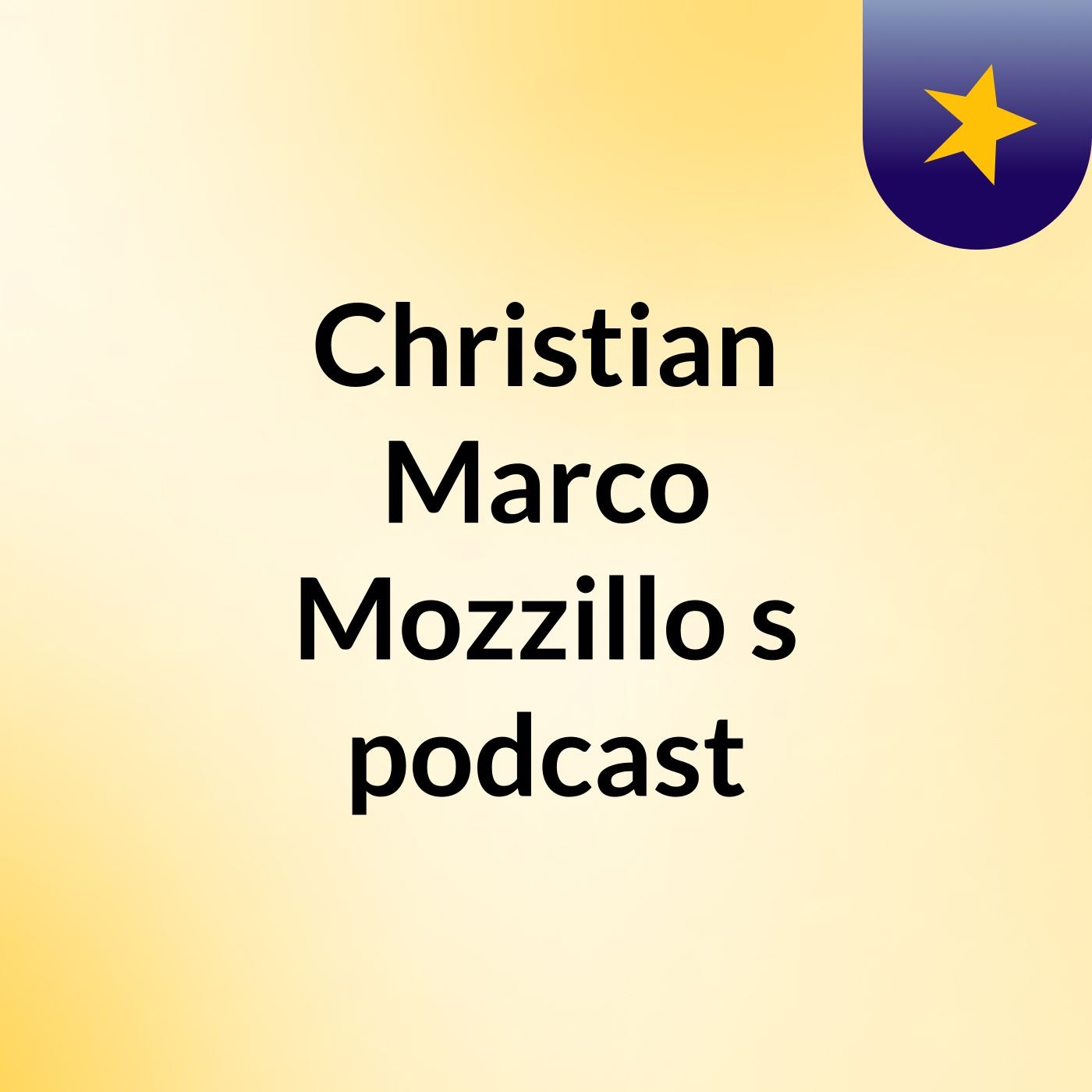 Christian Marco Mozzillo's podcast