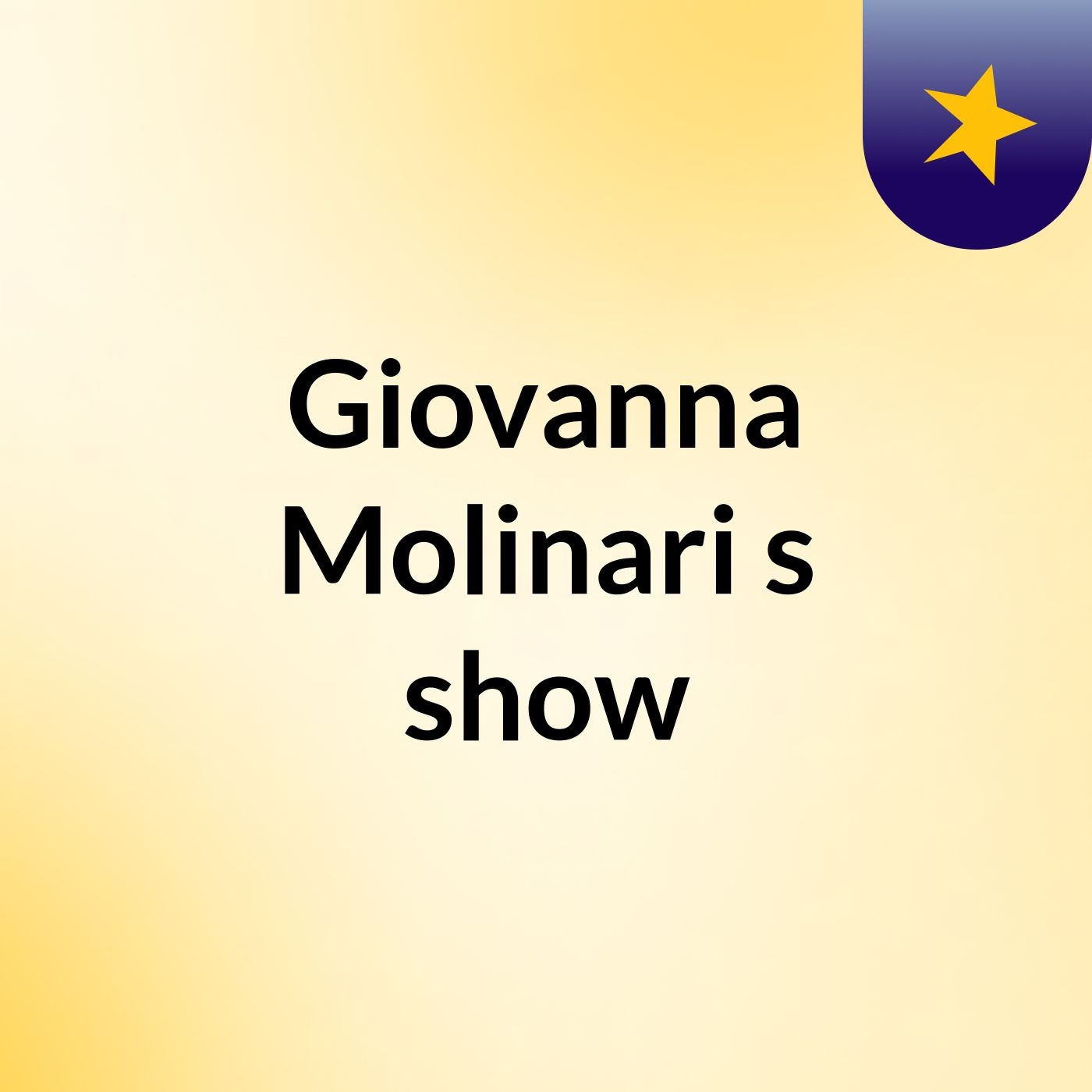 Giovanna Molinari's show