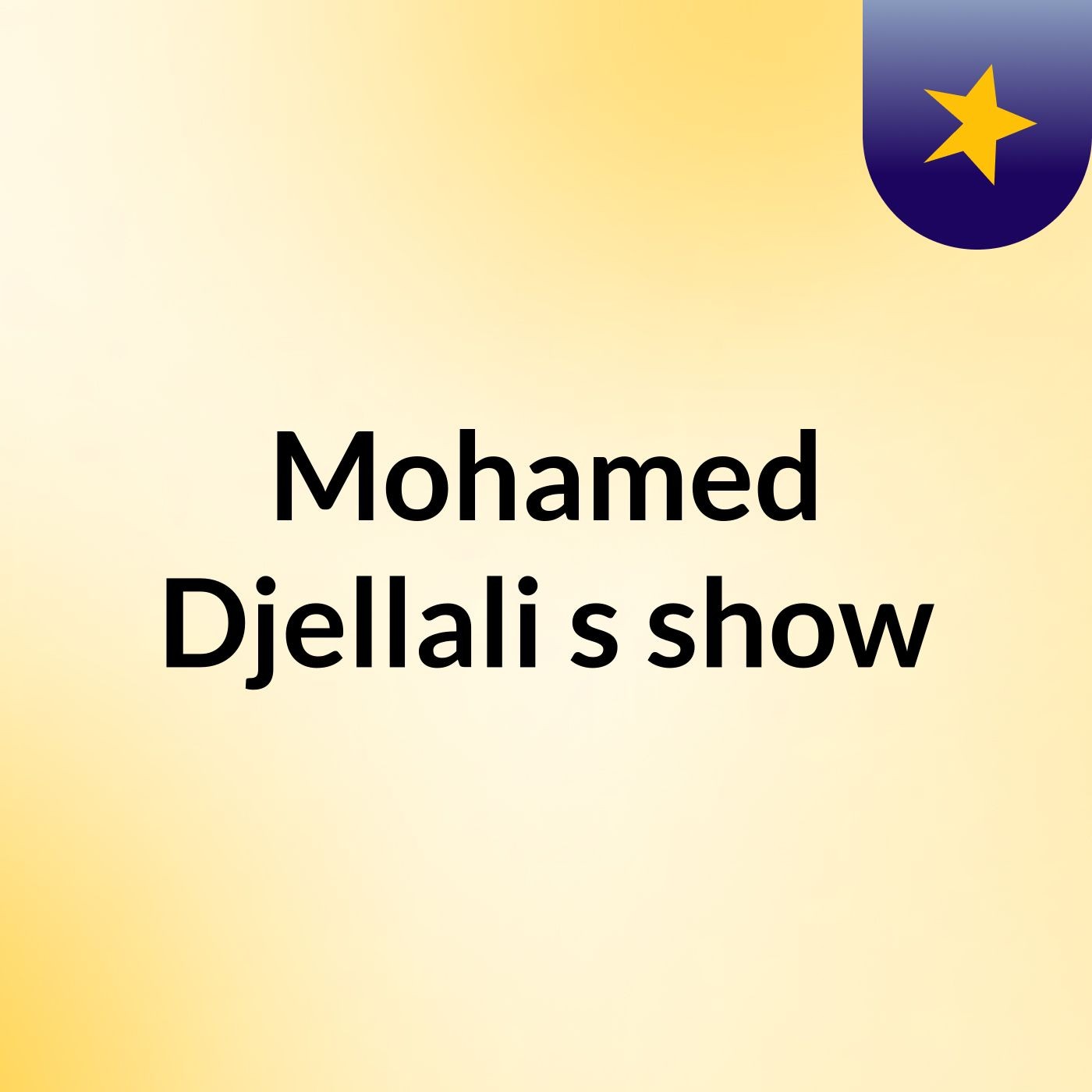 Mohamed Djellali's show