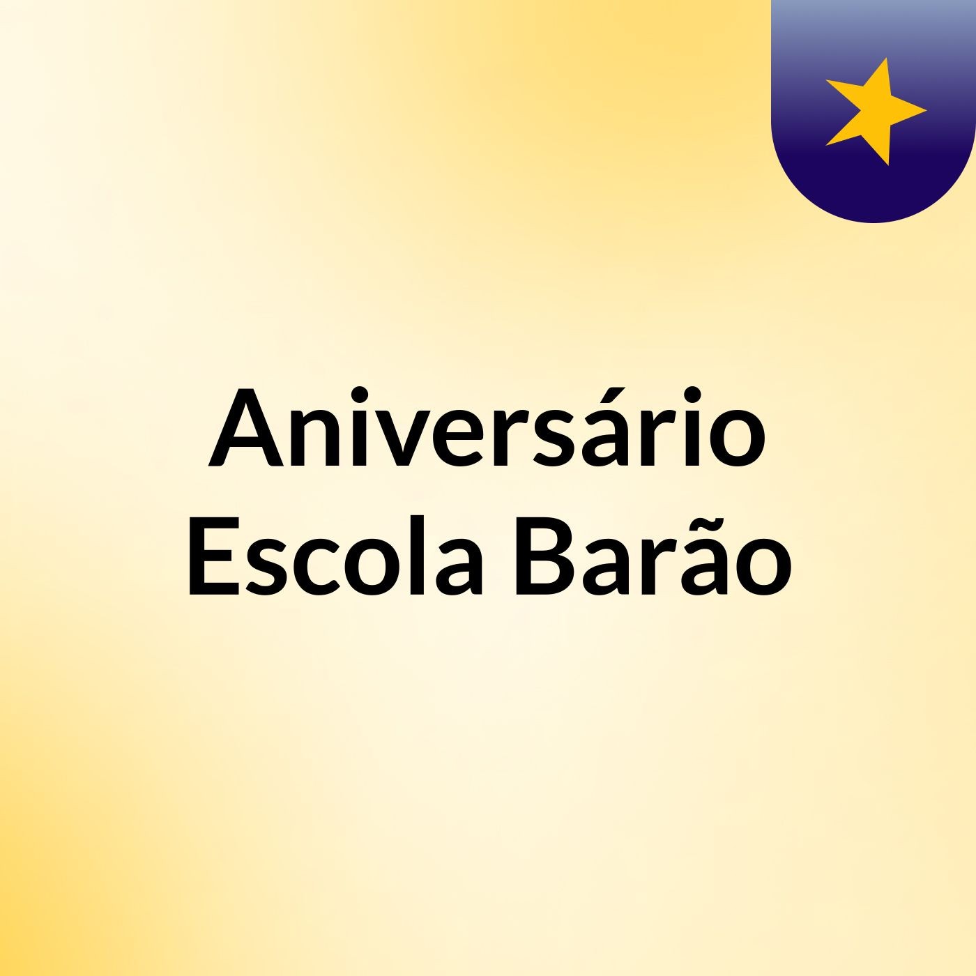 Aniversário Escola Barão