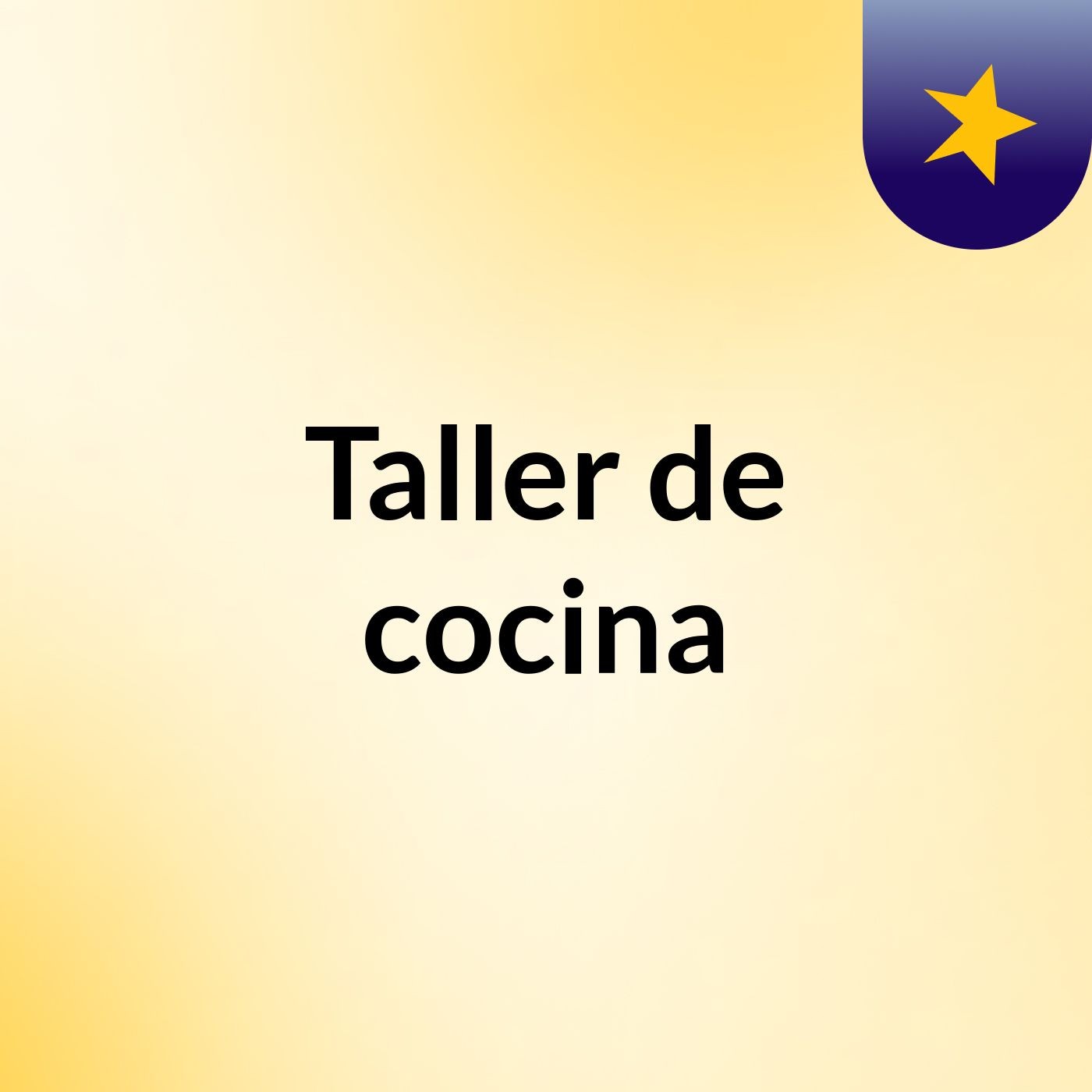 Taller de cocina