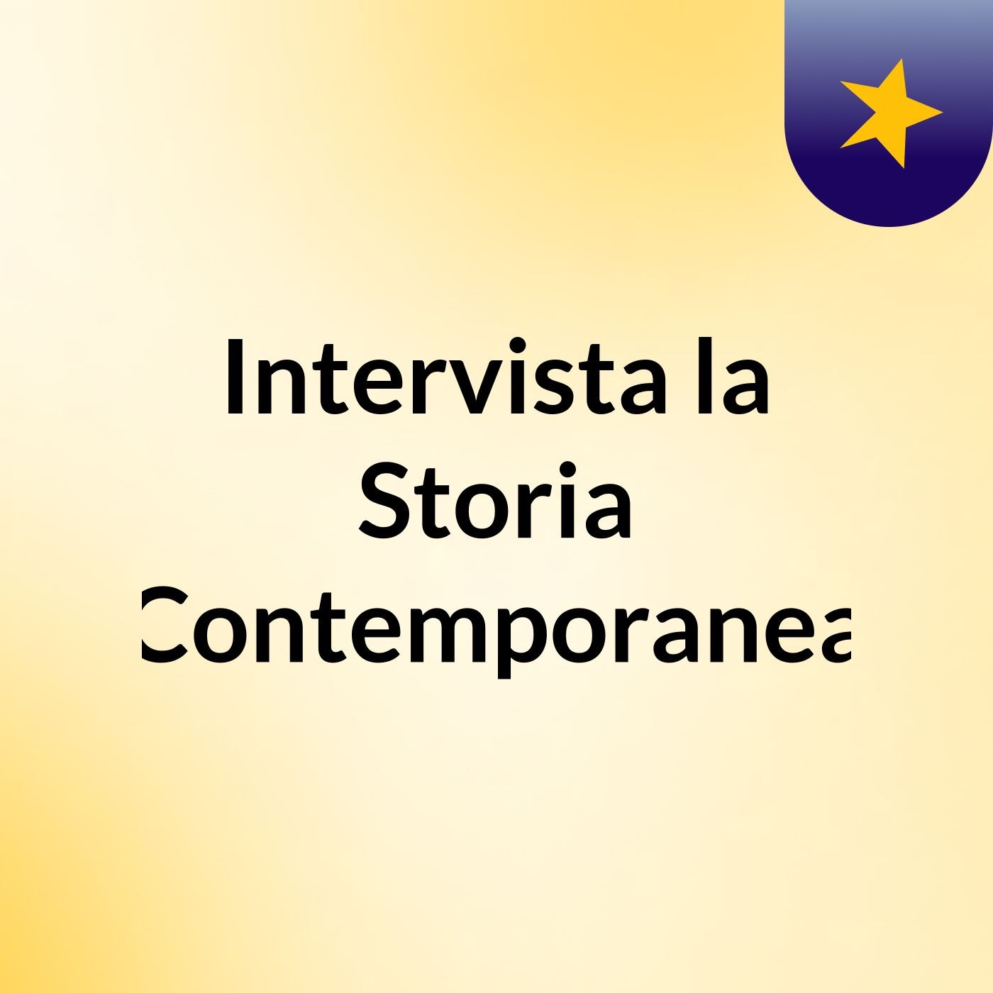 Intervista la Storia Contemporanea