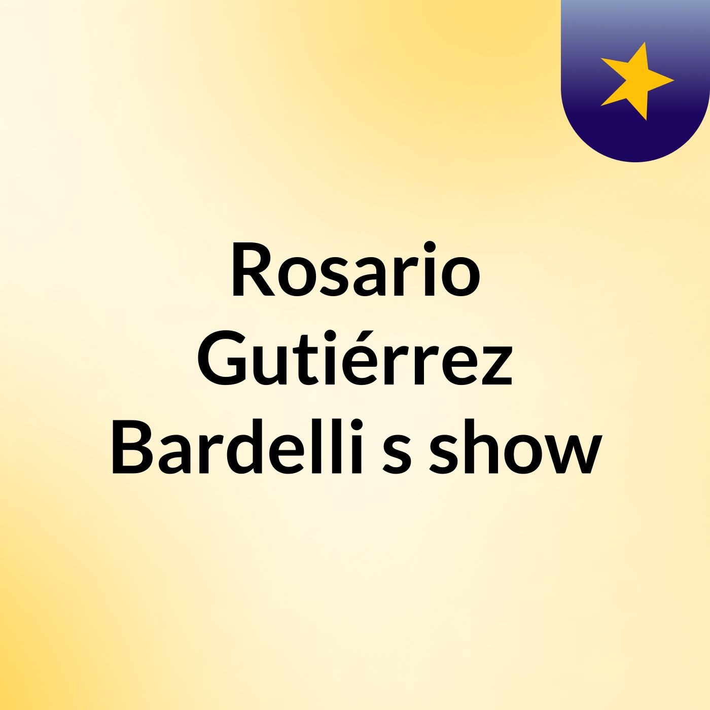 Rosario Gutiérrez Bardelli's show