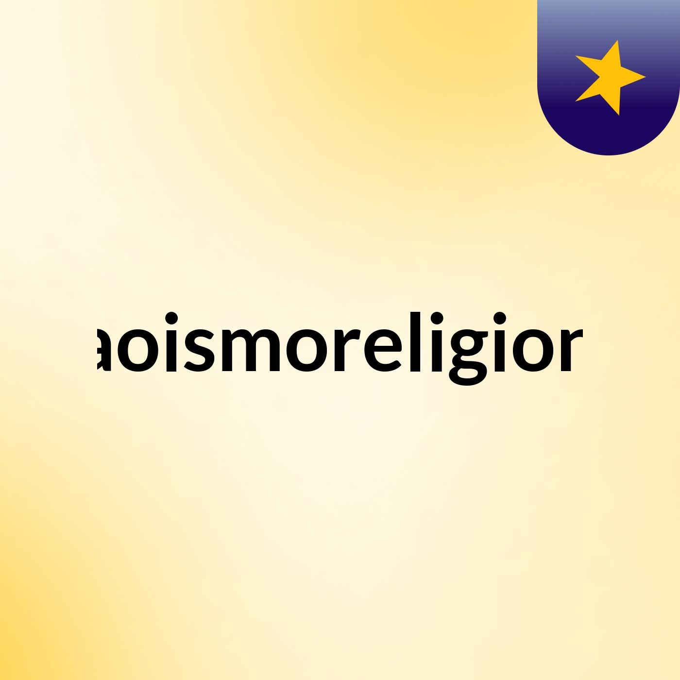 Taoismoreligione