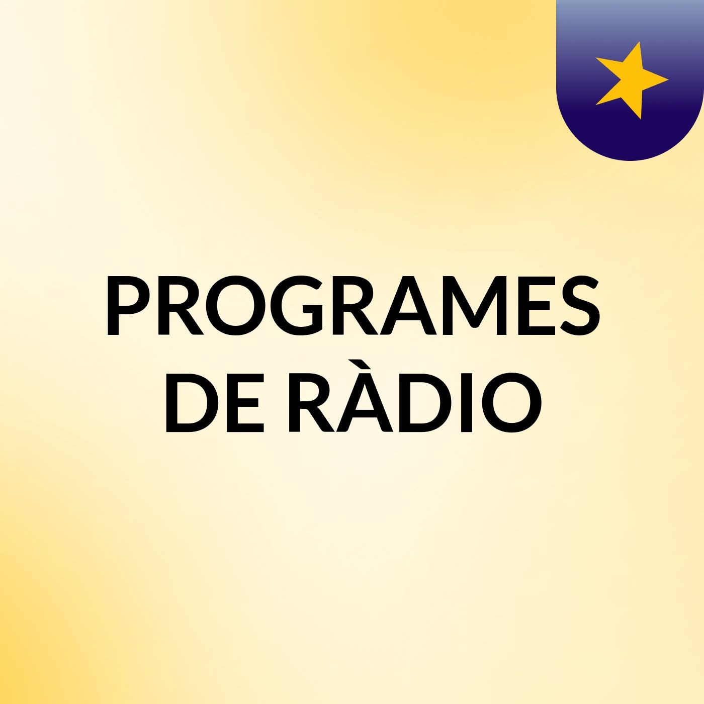 PROGRAMES DE RÀDIO