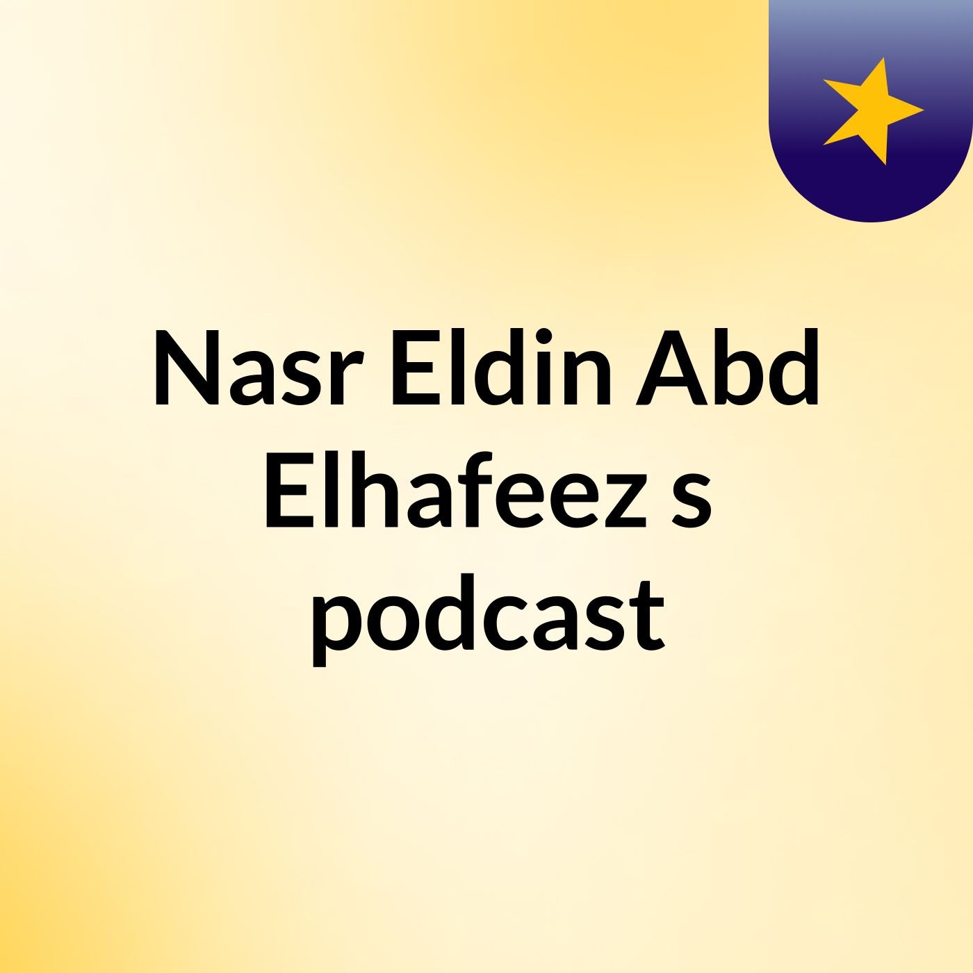 Nasr Eldin Abd Elhafeez\'s podcast