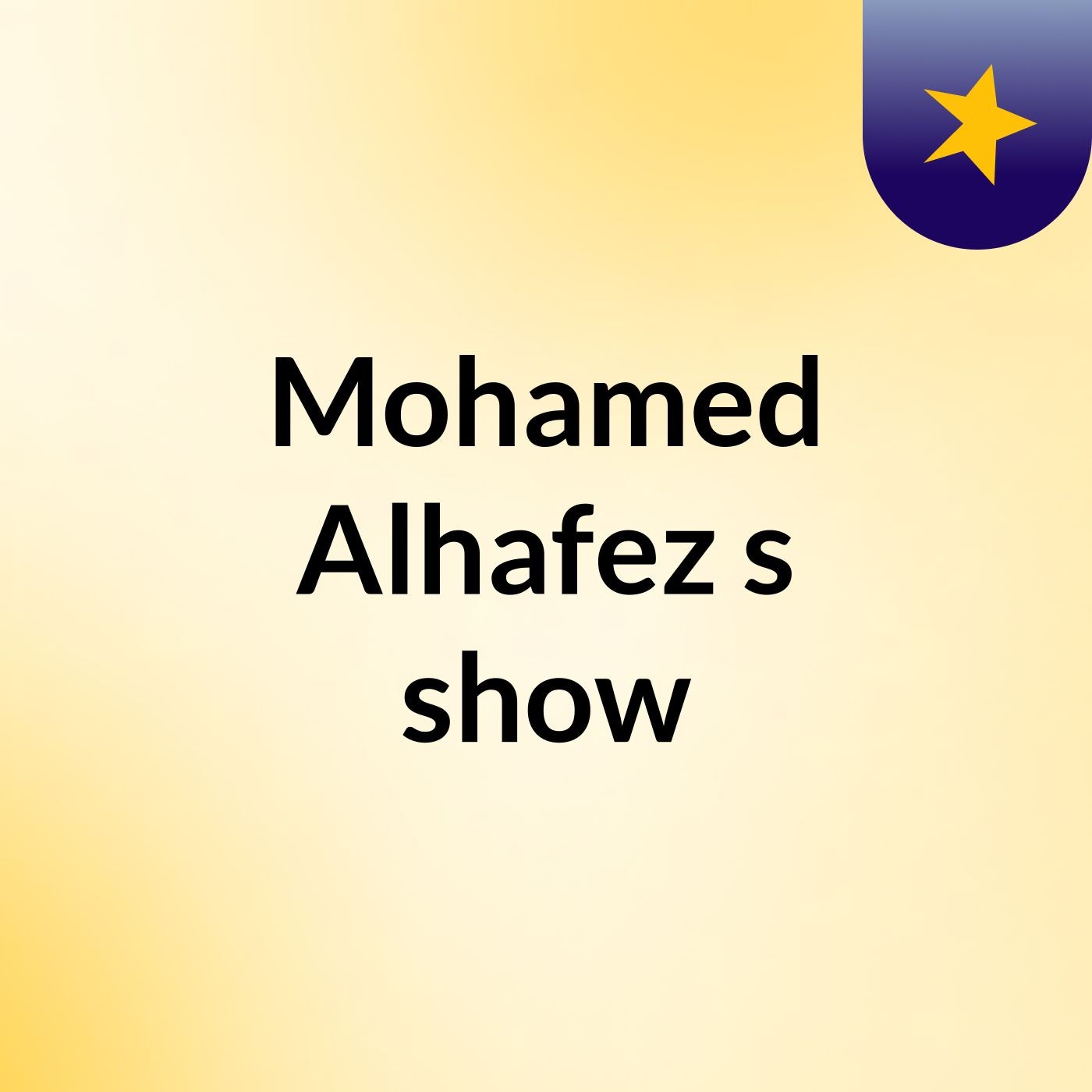 Mohamed Alhafez's show