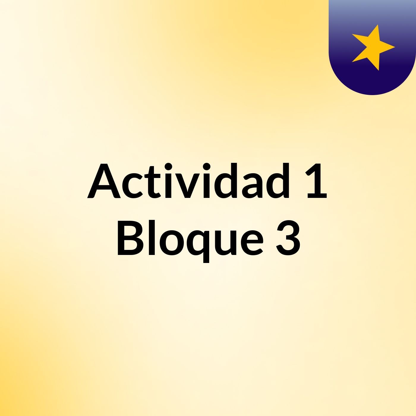 Actividad 1 Bloque 3