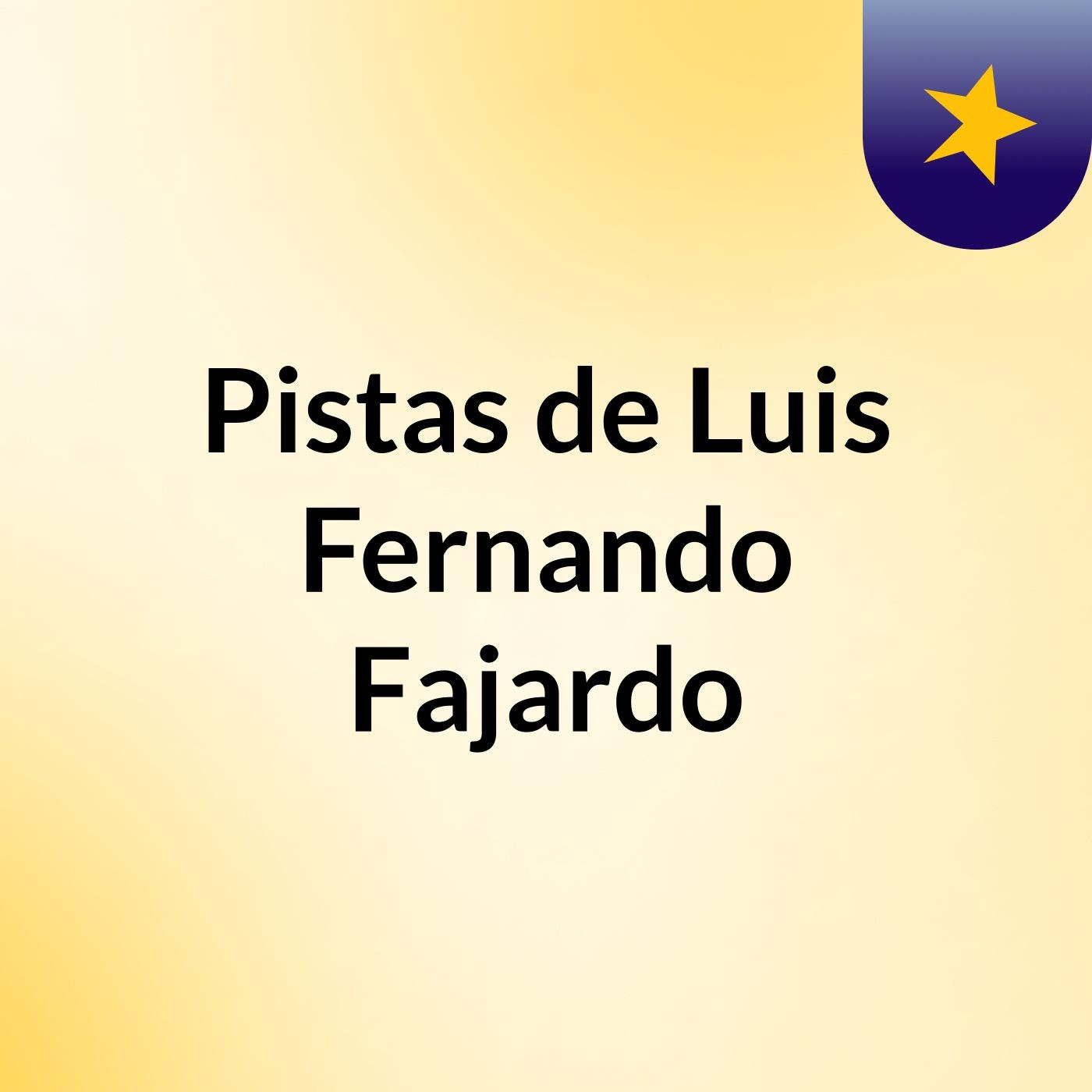 Pistas de Luis Fernando Fajardo