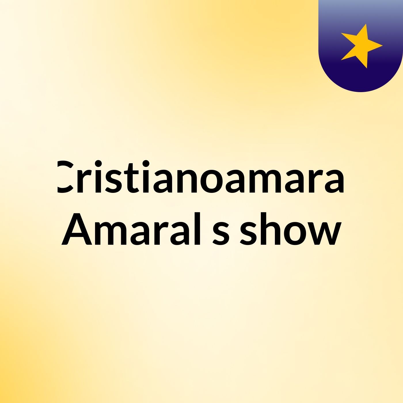 Cristianoamaral Amaral's show