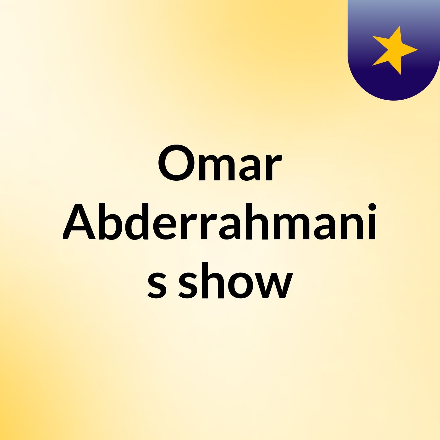 Omar Abderrahmani's show