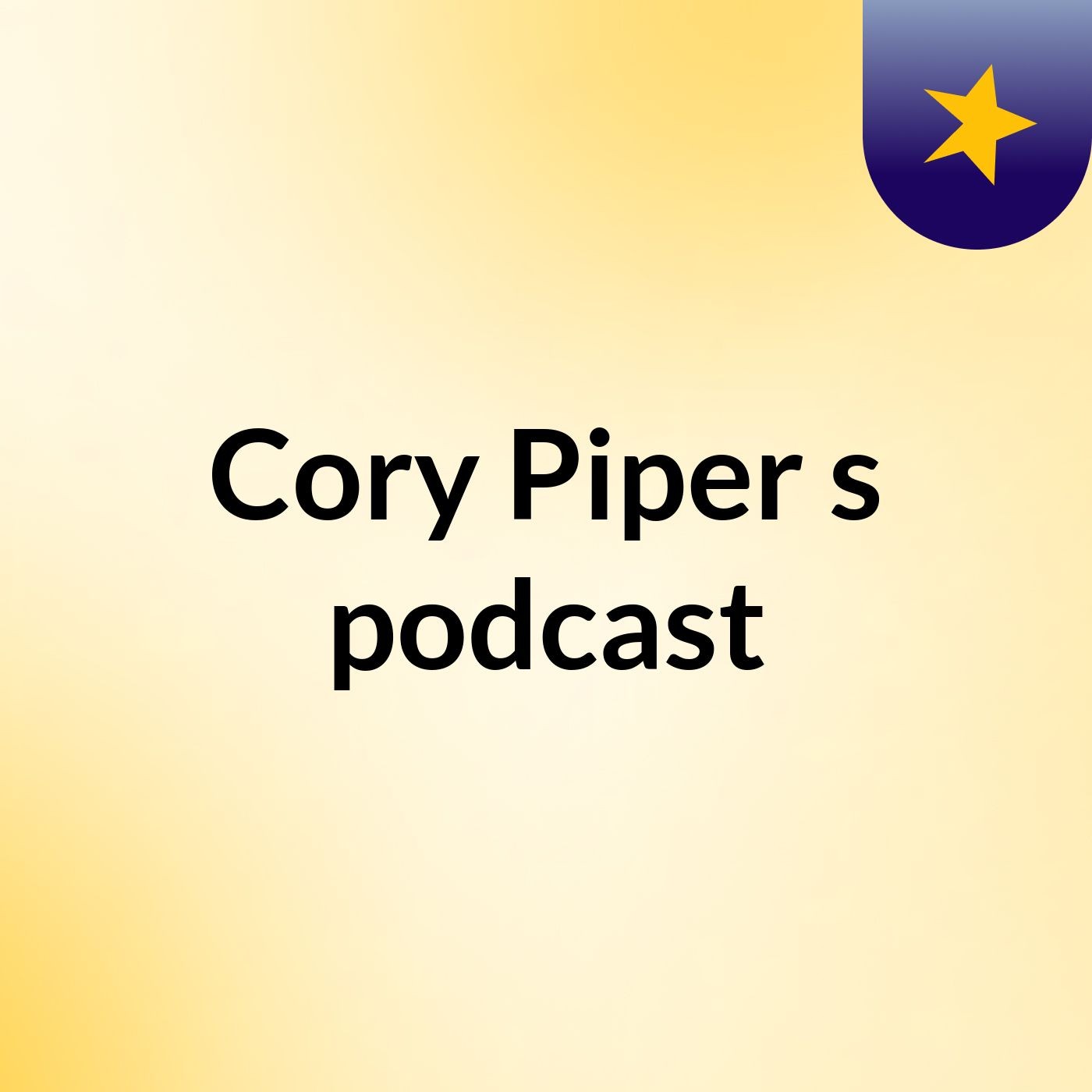 Cory Piper's podcast