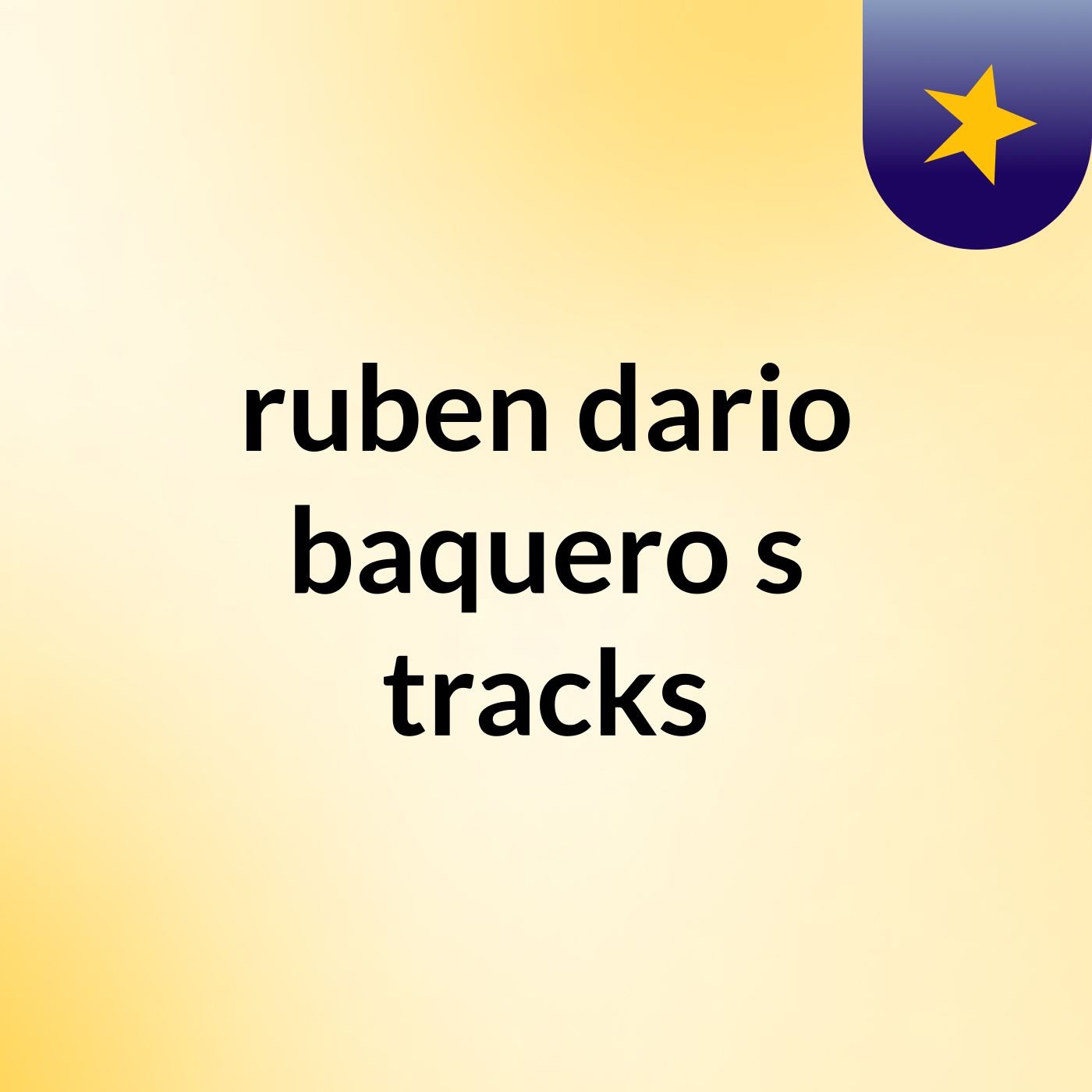 ruben dario baquero's tracks