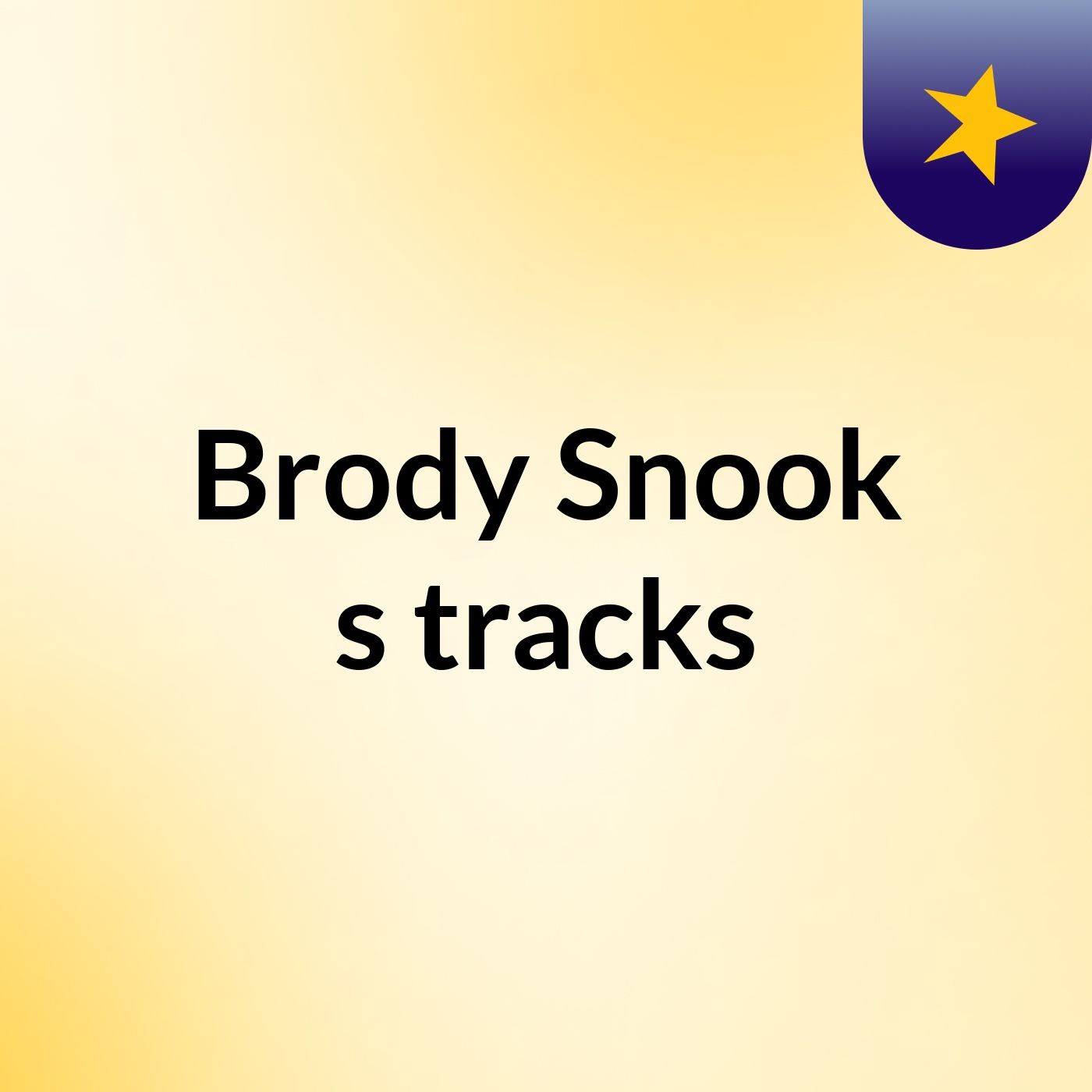 Brody Snook's tracks