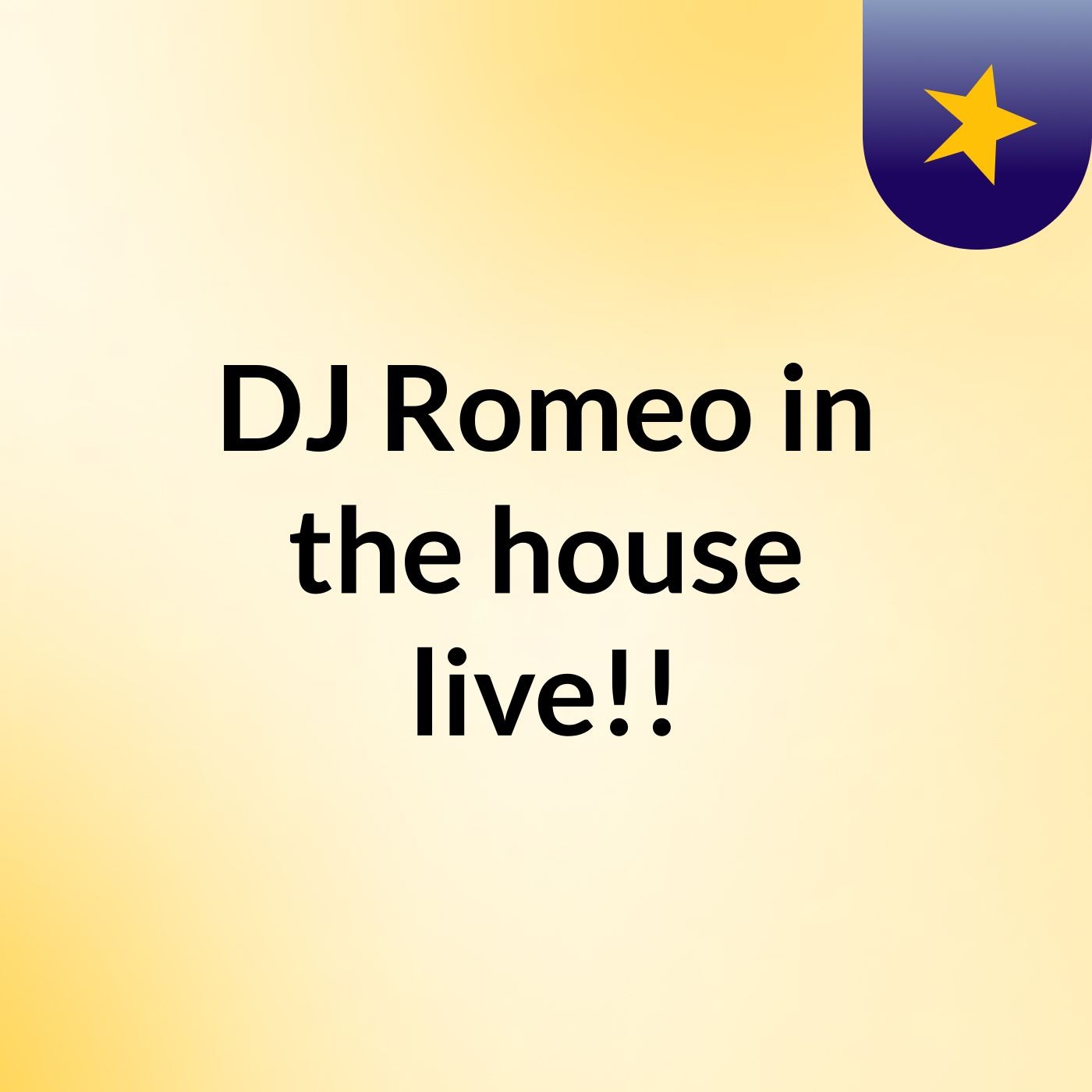 DJ Romeo in the house live!!