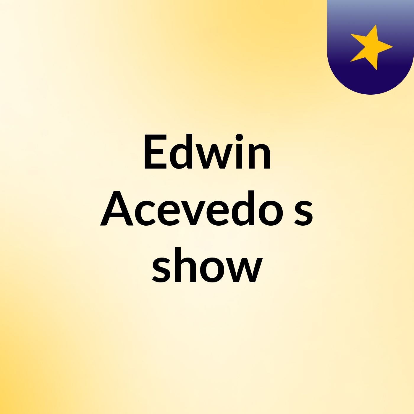 Edwin Acevedo's show