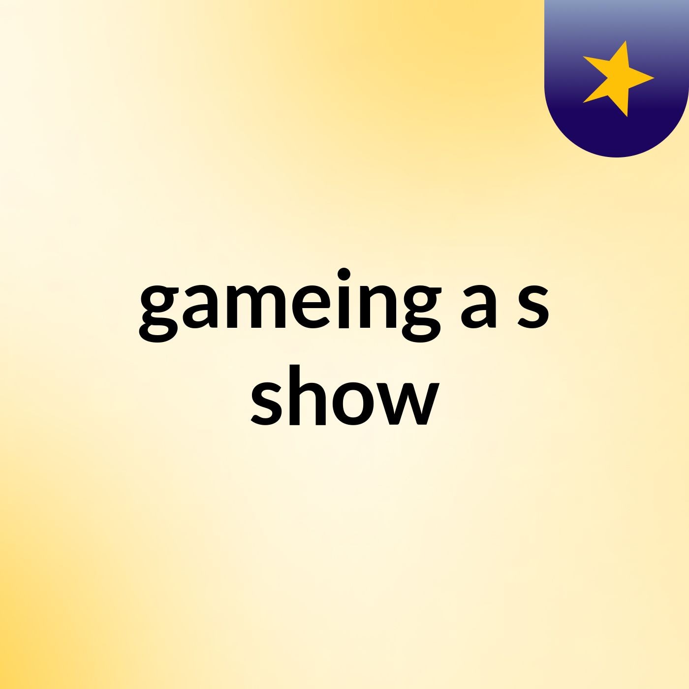 gameing a's show cover art