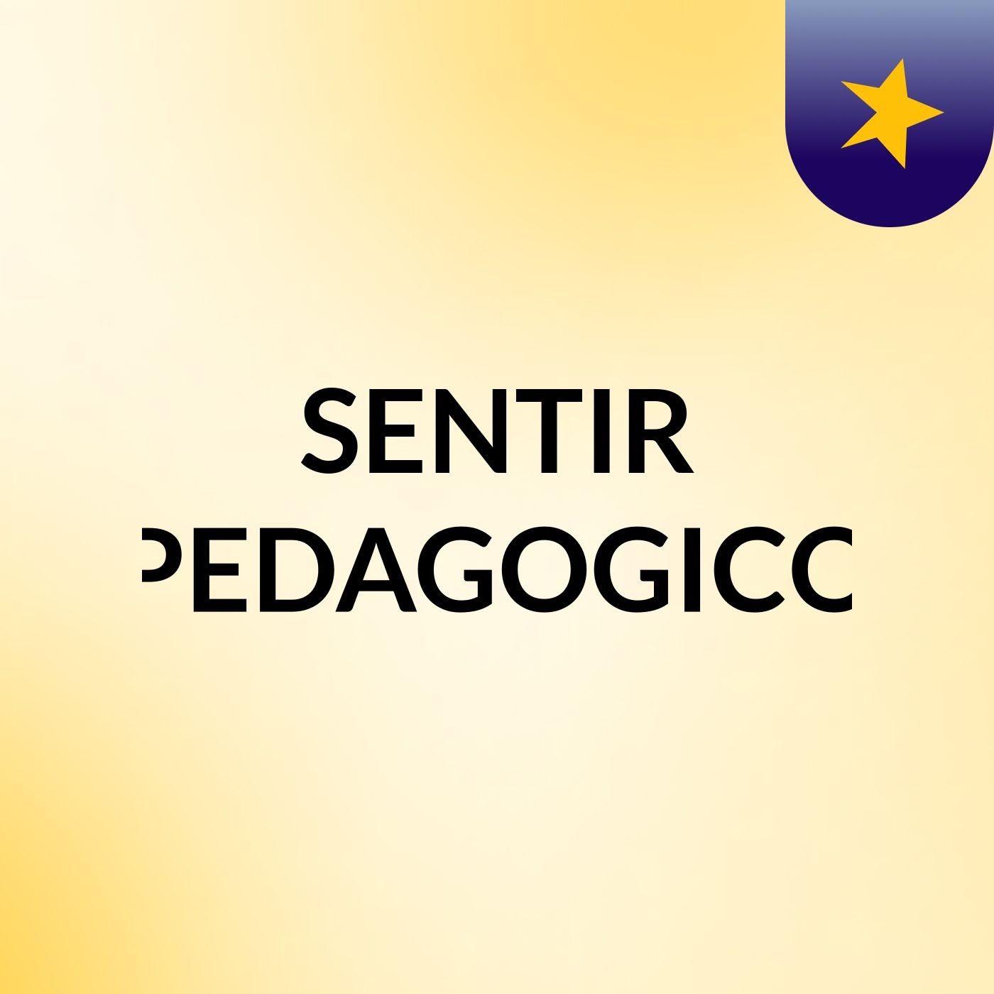 SENTIR PEDAGOGICO