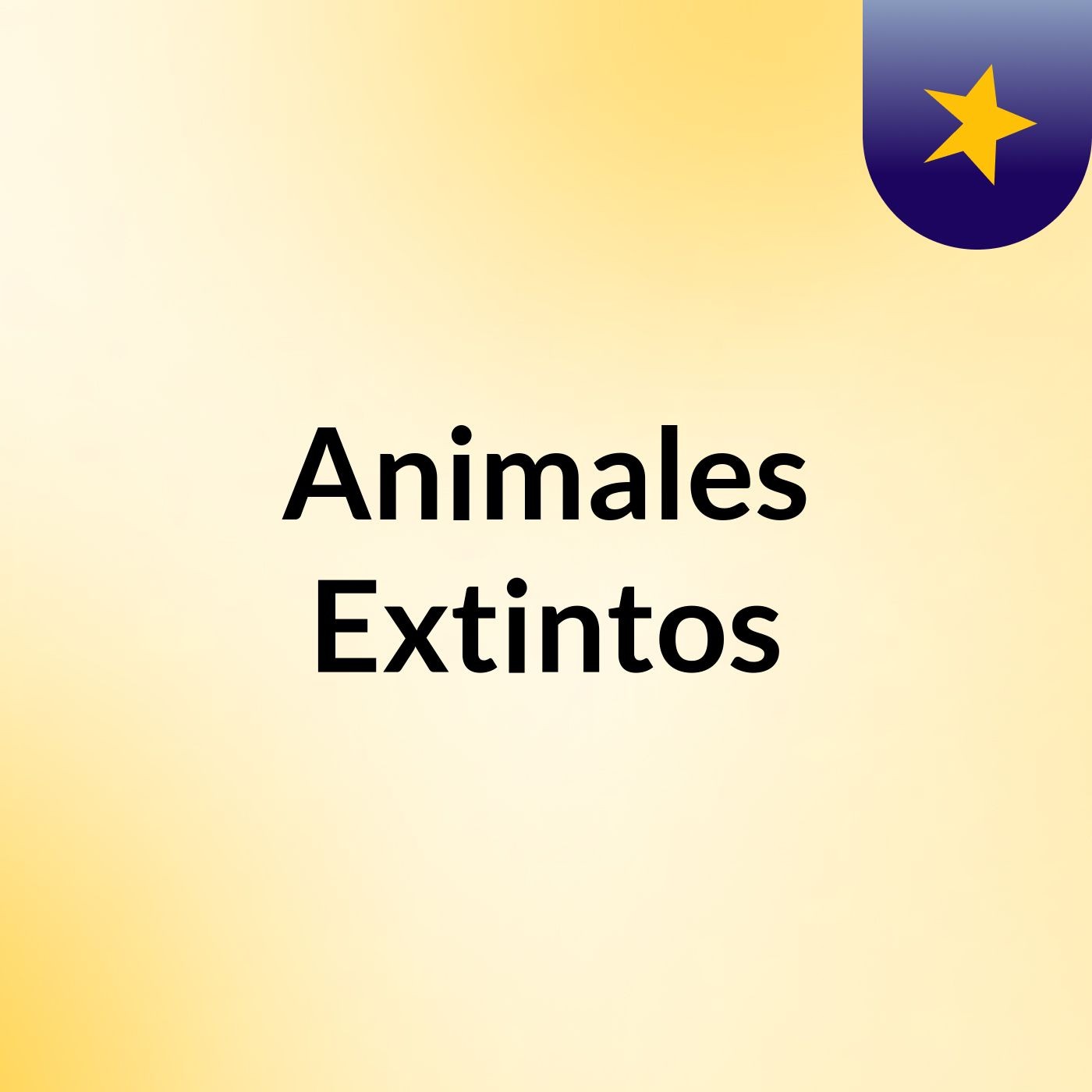 Animales Extintos