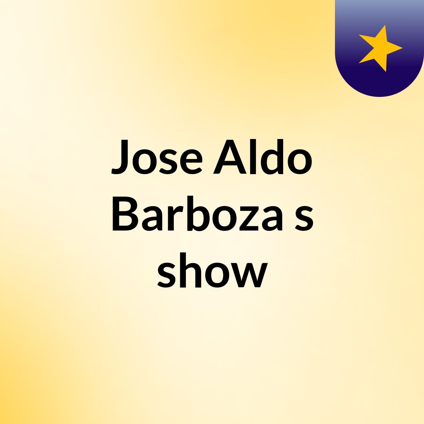 Jose Aldo Barboza's show