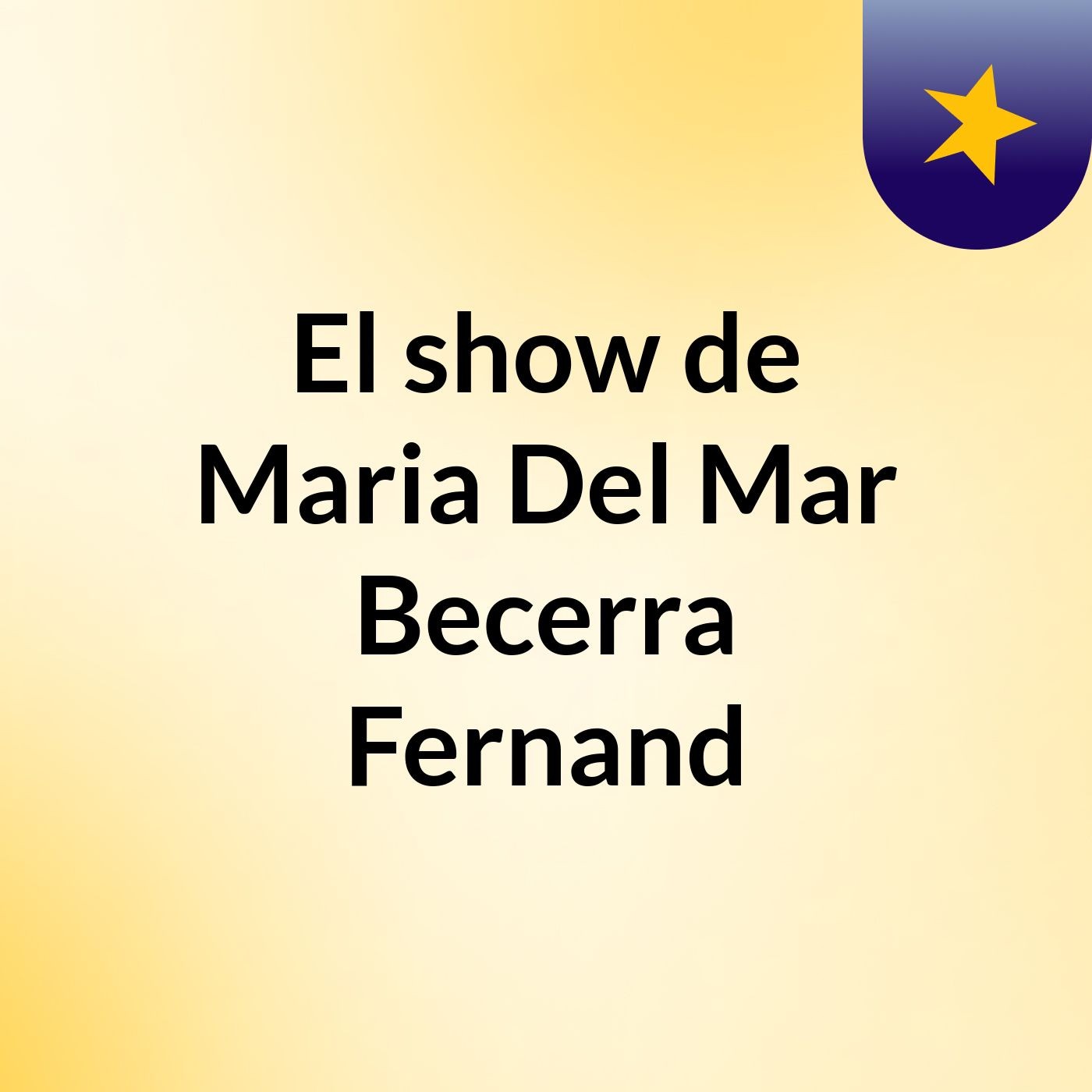 El show de Maria Del Mar Becerra Fernand